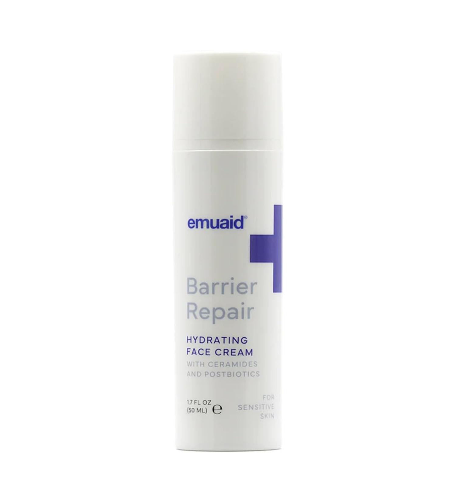 emuaid Barrier Repair Hydrating Face Cream Deeply Hydrating Moisturizer for Sensitive Skin Facial Moisturizer Face Cream with Ceramides Postbiotics & Antioxidants 1.7 oz - Buy Online on GoSupps.com