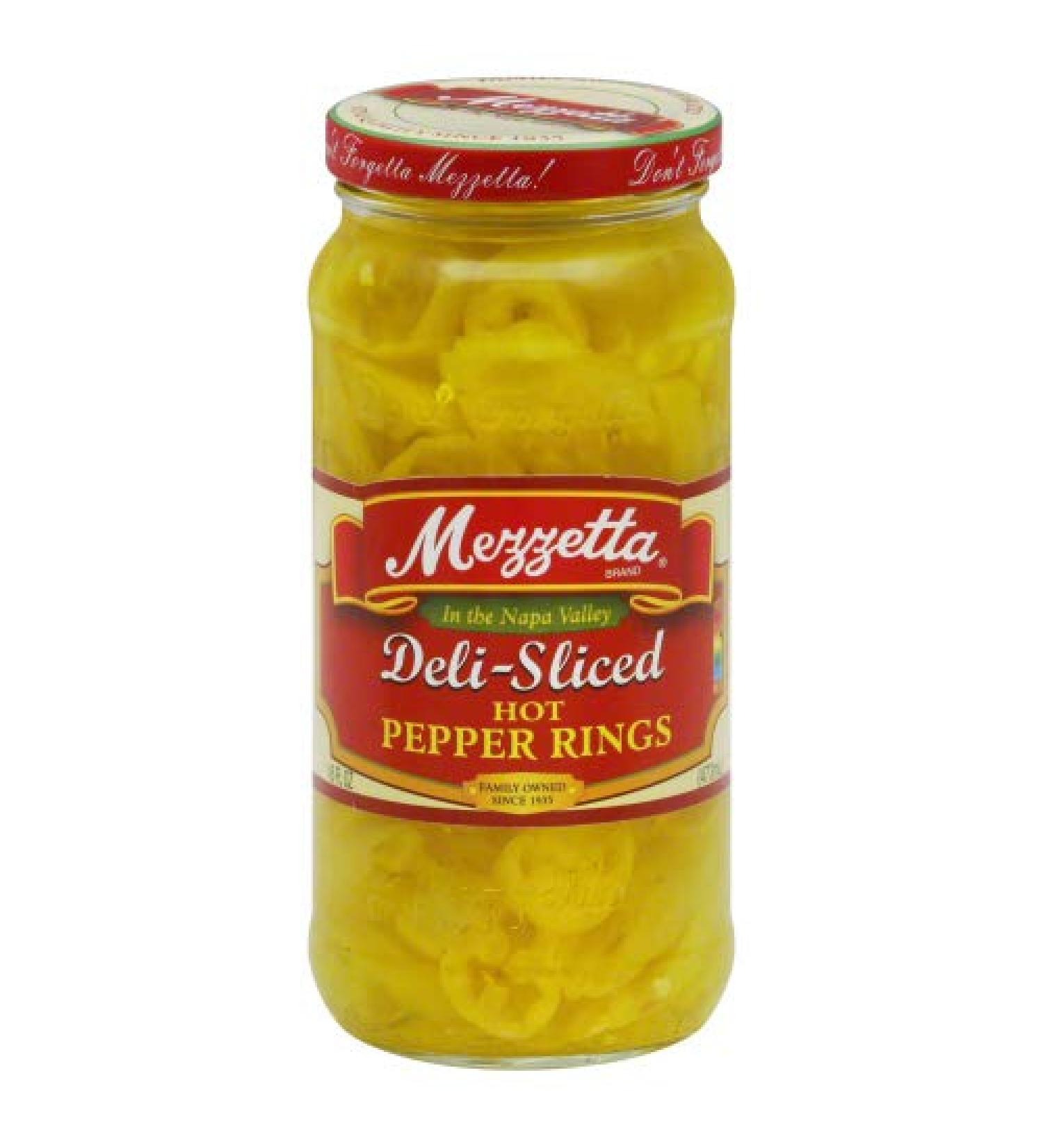 Mezzetta: Deli-Sliced Hot Pepper Rings 16 Oz (Pack of 2)