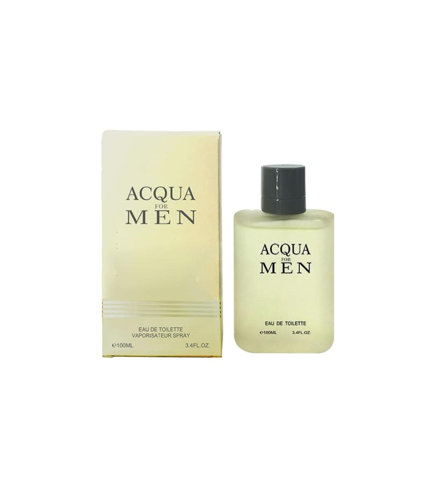 Aqcua Cologne for Men 3.4oz/100ml (Inspired by Acqua di geo) Eau de toilette Natural Spray Aquarius
