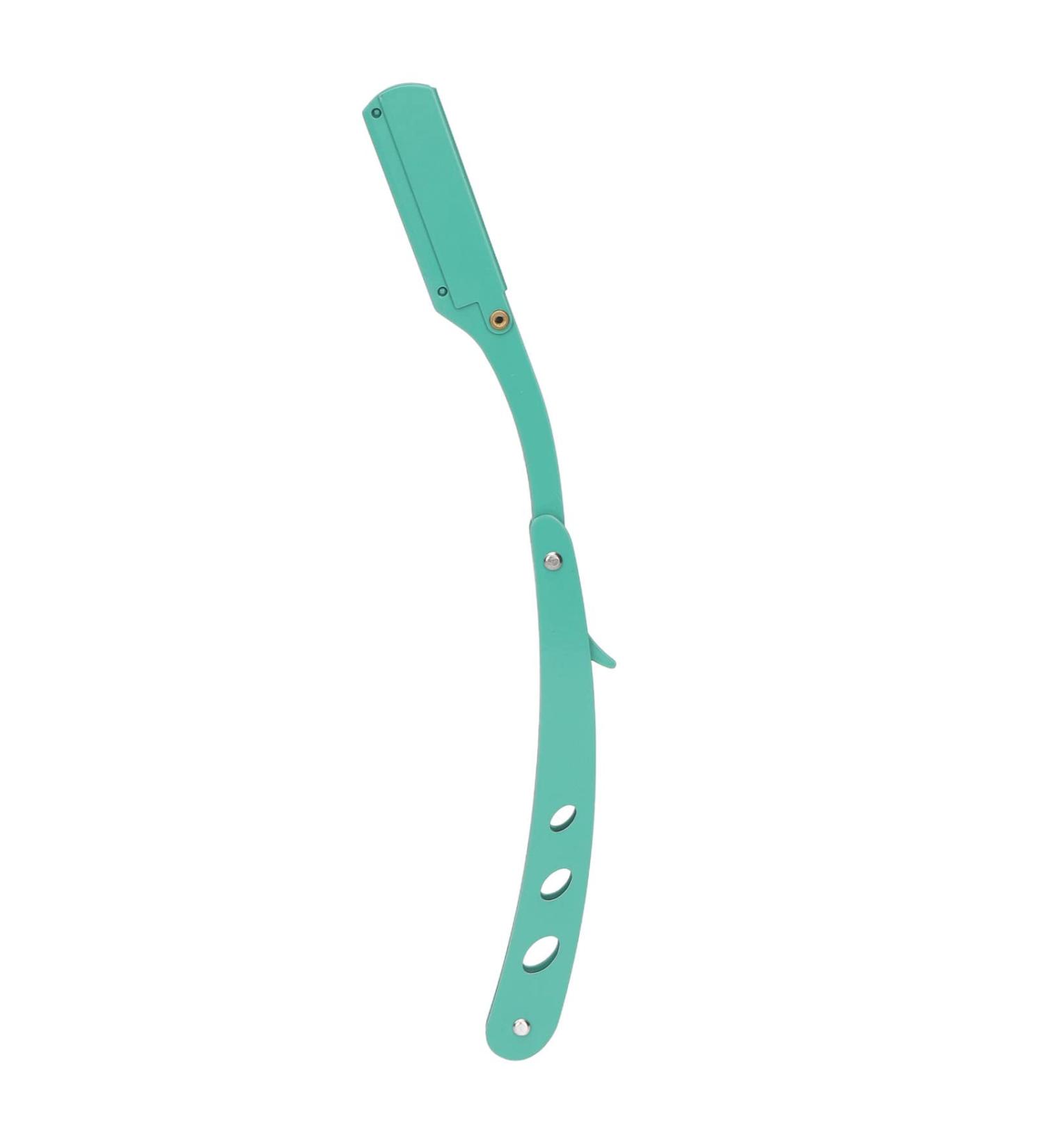 Professional Ergonomic Razor Holder - Retro Style Alloy Manual Razor Holder for Hairdressers - Buy Online on GoSupps.com