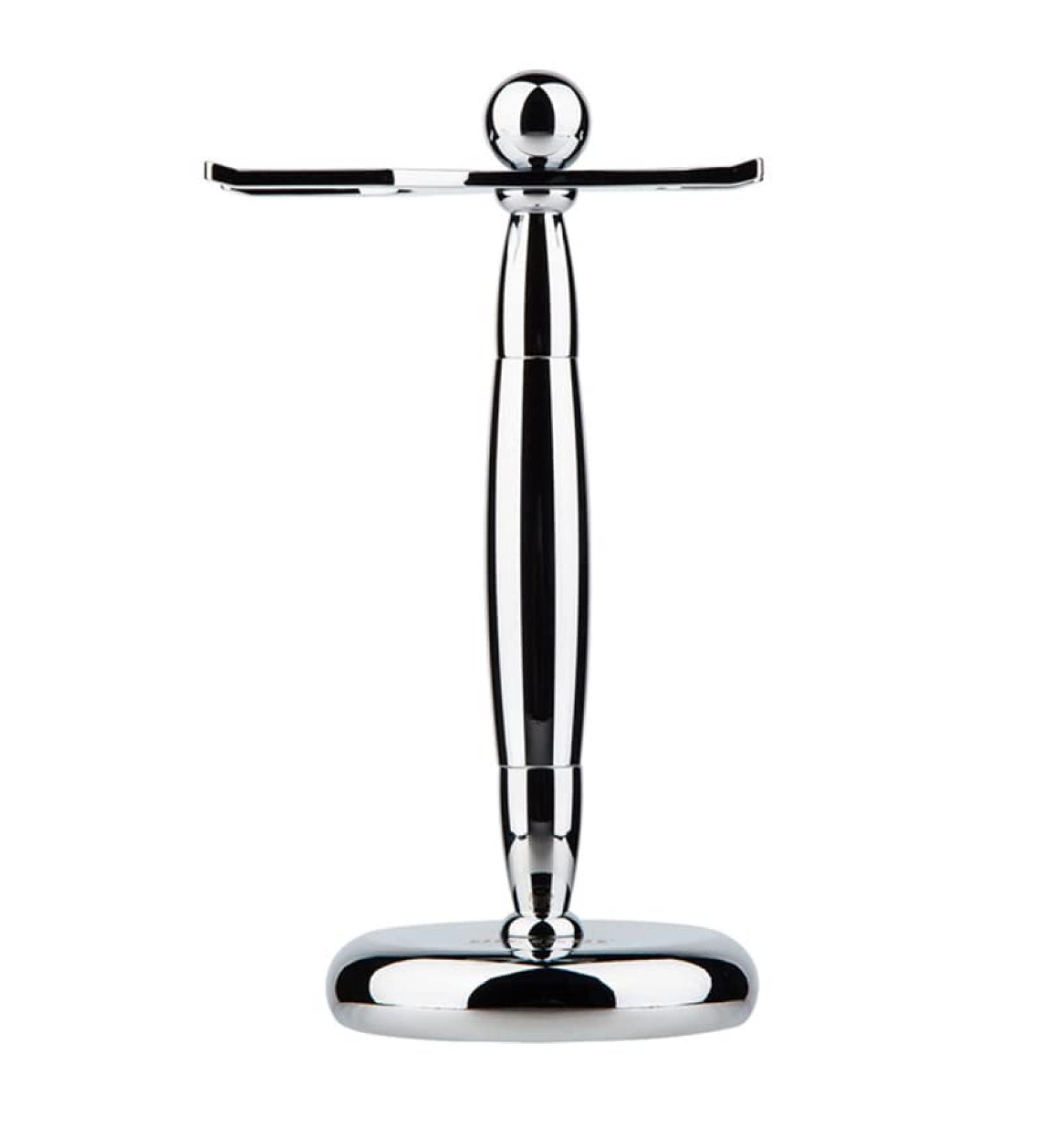 Stylish Stainless Steel Razor Holder for Men - 17cm Practical Shaving Brush Stand | Perfect Gift for Home & Travel - Buy Online on GoSupps.com