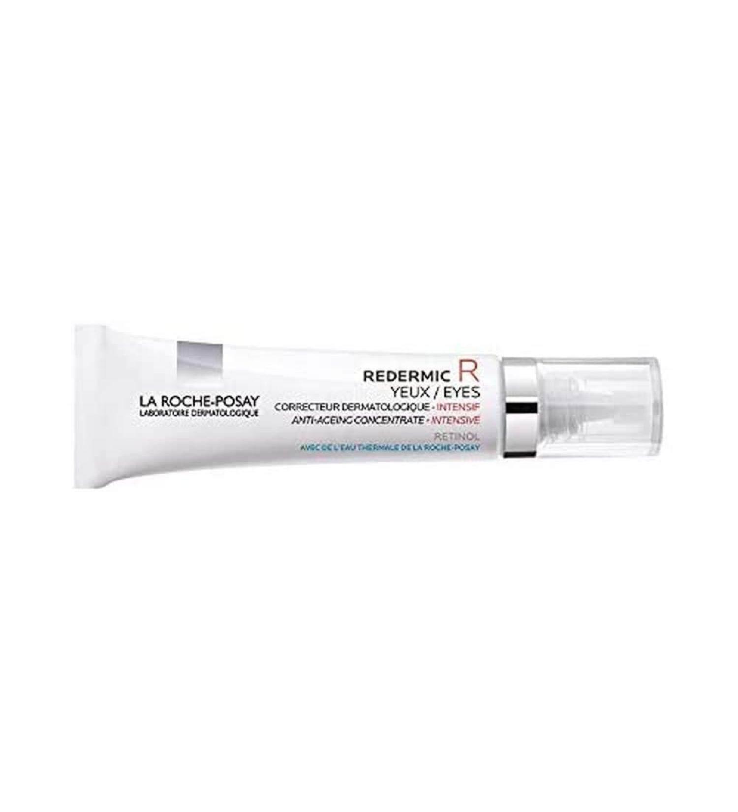 La Roche-Posay Redermic R Eyes Retinol Eye Cream 0.5 Fl Oz - Anti-Aging Treatment for Wrinkles and Dark Circles - Buy Online on GoSupps.com