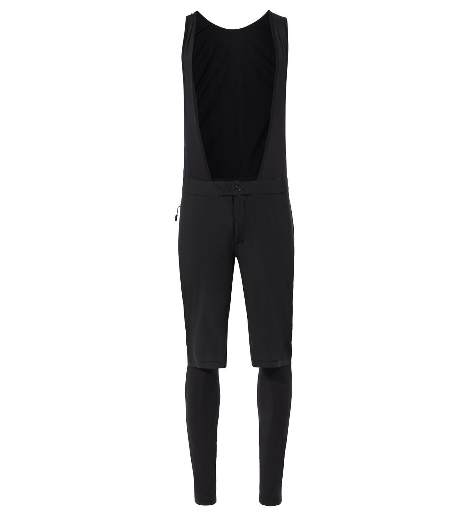 VAUDE Men's Kuro Warm Hybrid Bib Tights | Insulating Cycling Shorts with Seat Pad | L Black - International Shipping Available - Buy Online on GoSupps.com