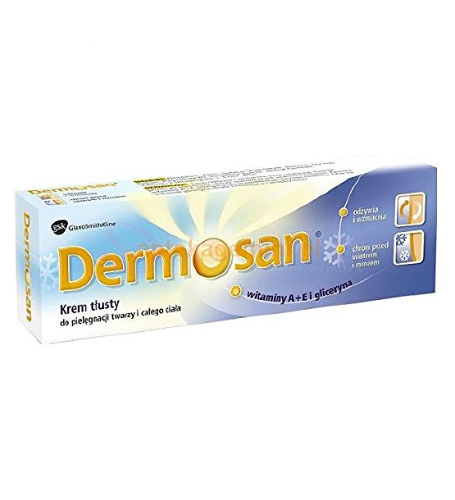 DERMOSAN 40 g oily cream skin hyperkeratosis and scaling