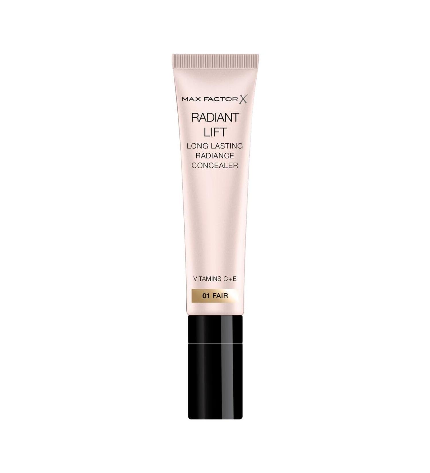 Max Factor Radiant Lift Hydrating Brightening Concealer 7ml - Vitamins C & E, Fair Shade 10 - Buy Online on GoSupps.com