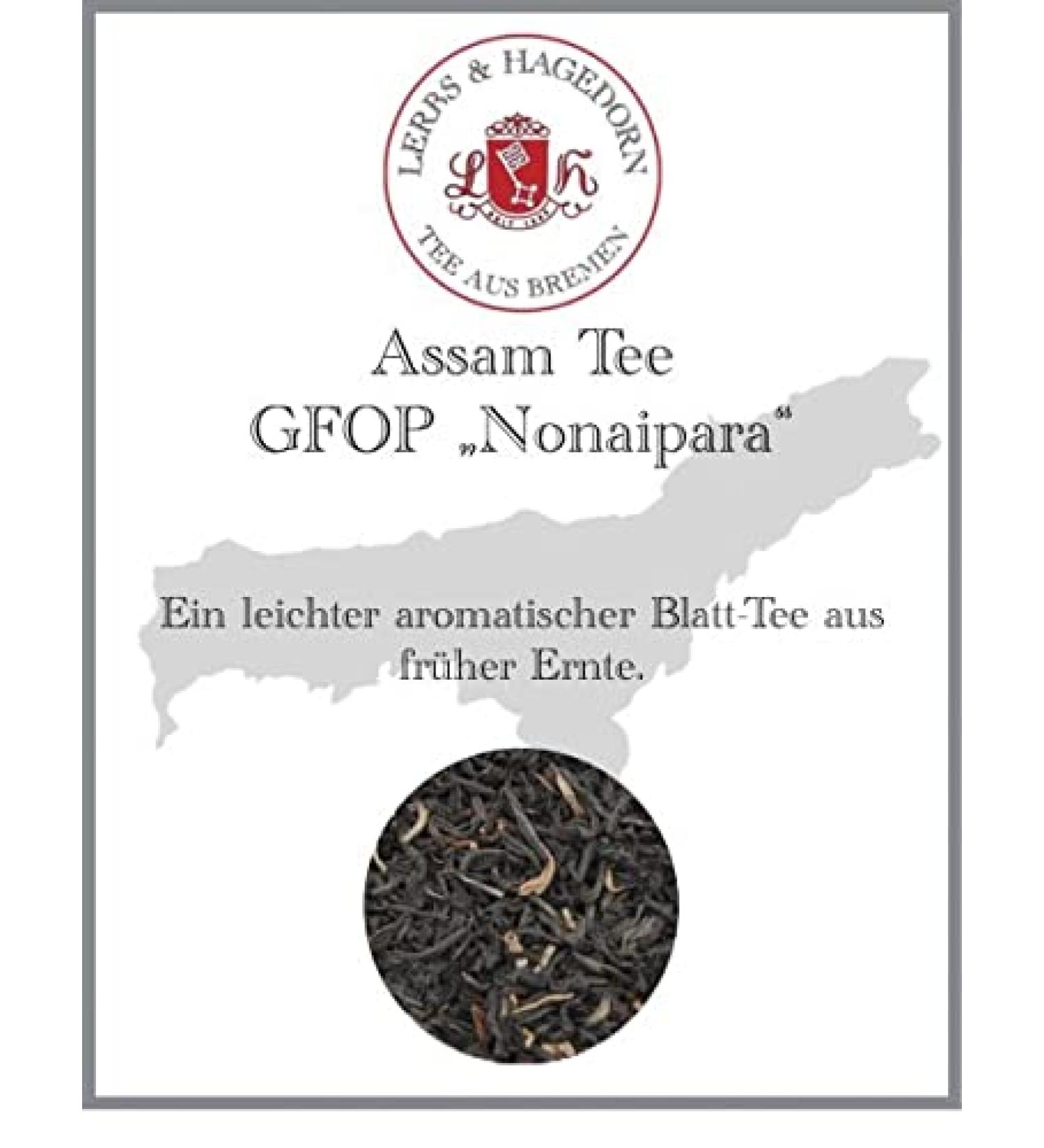  Lerbs & Hagedorn Assam Th GFOP Nonaipara 250 g - Buy Online on GoSupps.com