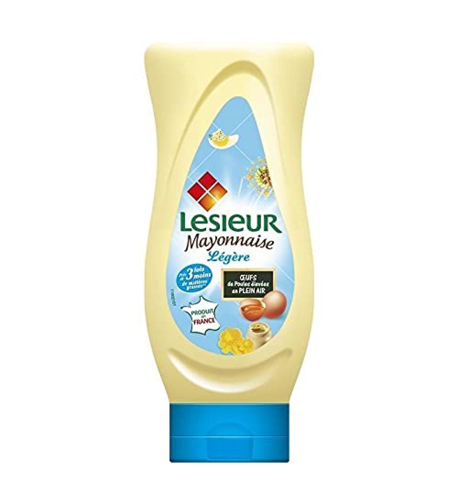 Lesieur Light Mayonnaise Chicken Eggs Outdoor 450g (Pack of 6)