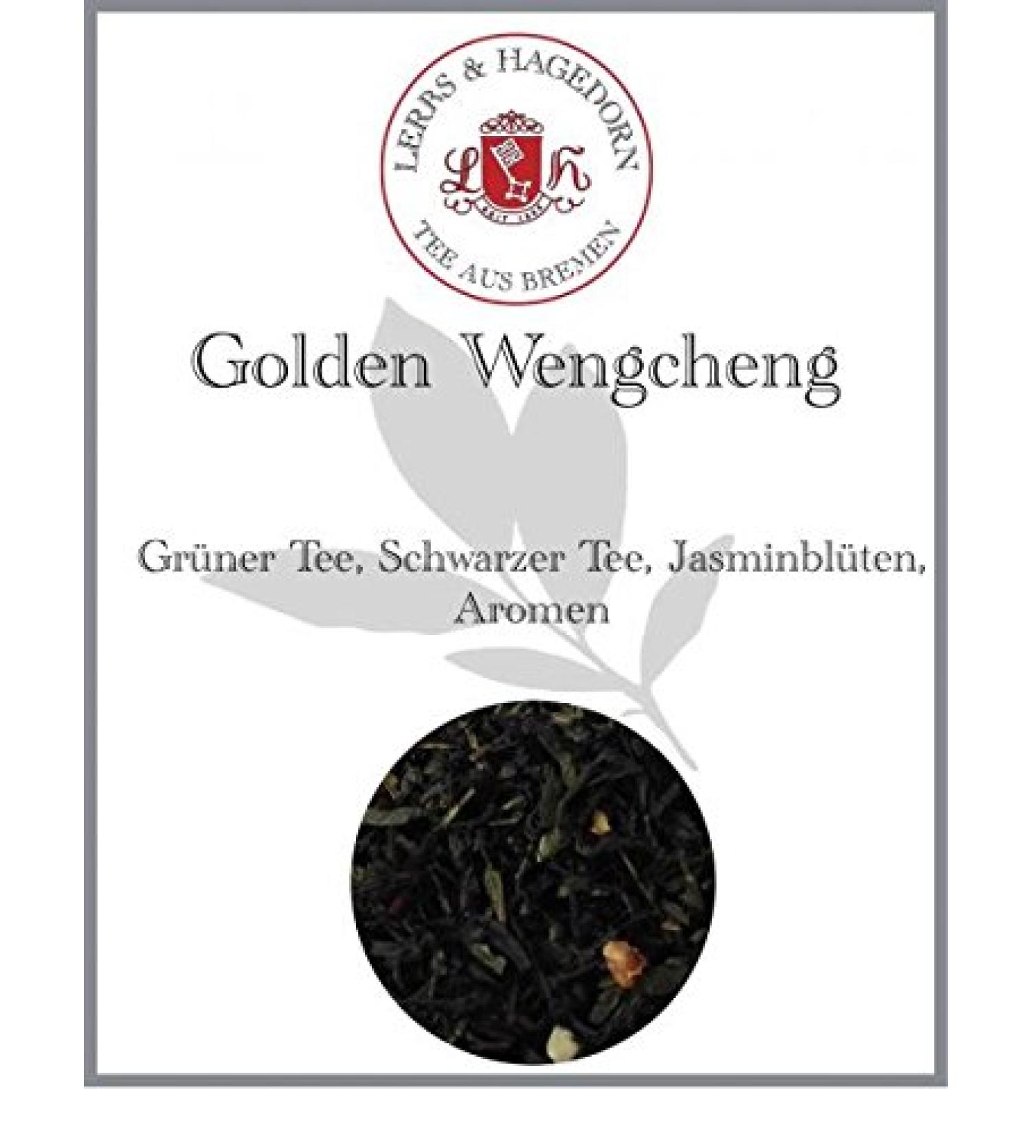  Lerbs & Hagedorn Golden Wengcheng Black and Green Tea 250g - Buy Online on GoSupps.com