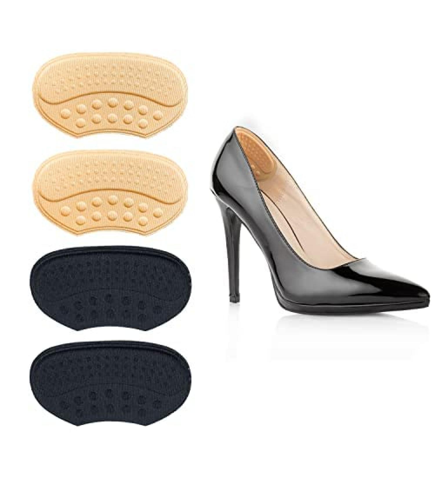 Women's Shoe Heel Grips & Pads - 4 Pairs for Comfort & Fit | Heel Protectors Inserts Liners - Buy Online on GoSupps.com