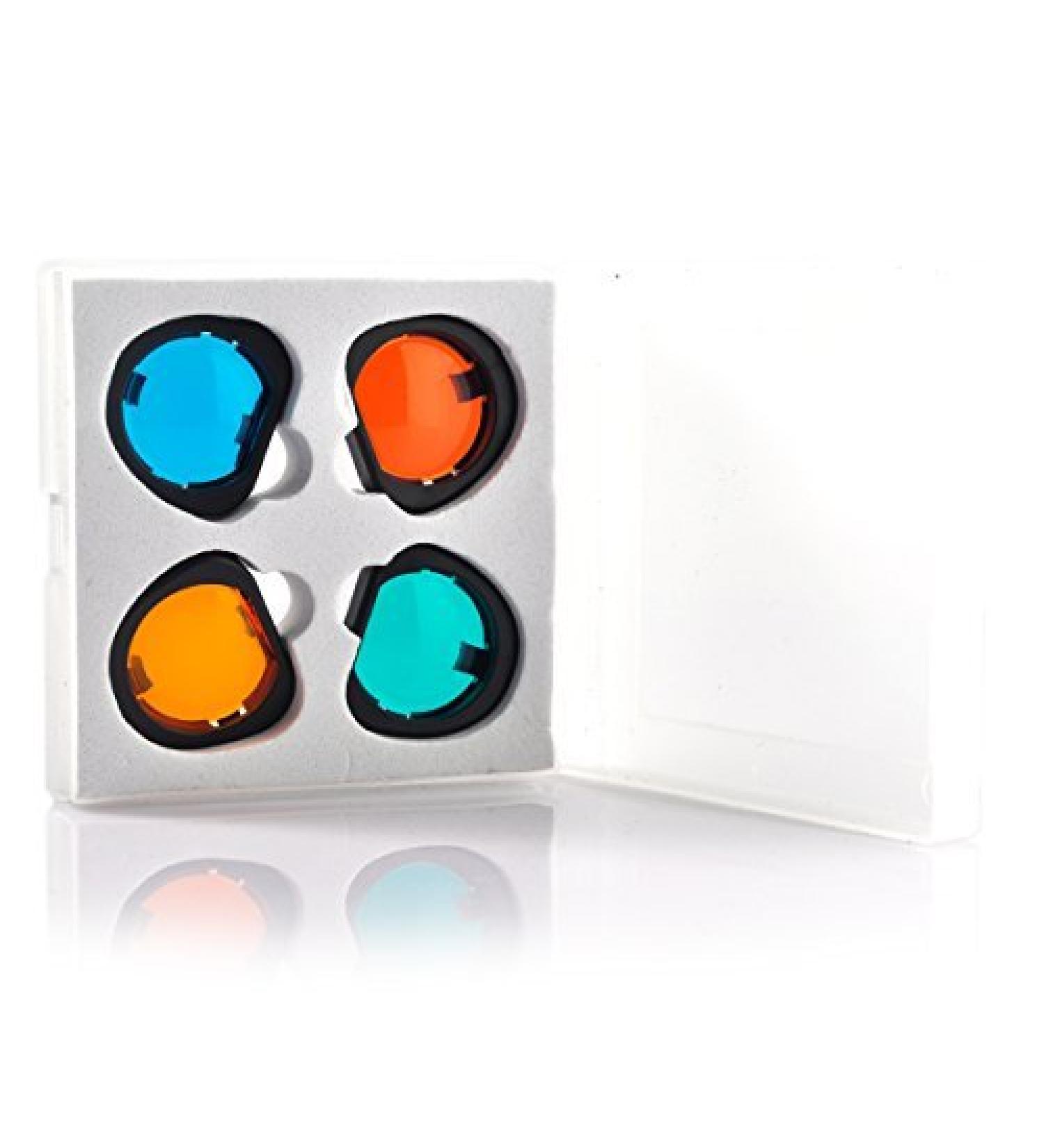 Close-Up Lens Set for Fujifilm Instax Mini 90 Cameras - 4 Colored Filters (Red Blue Yellow Green) by Hellohelio - Buy Online on GoSupps.com