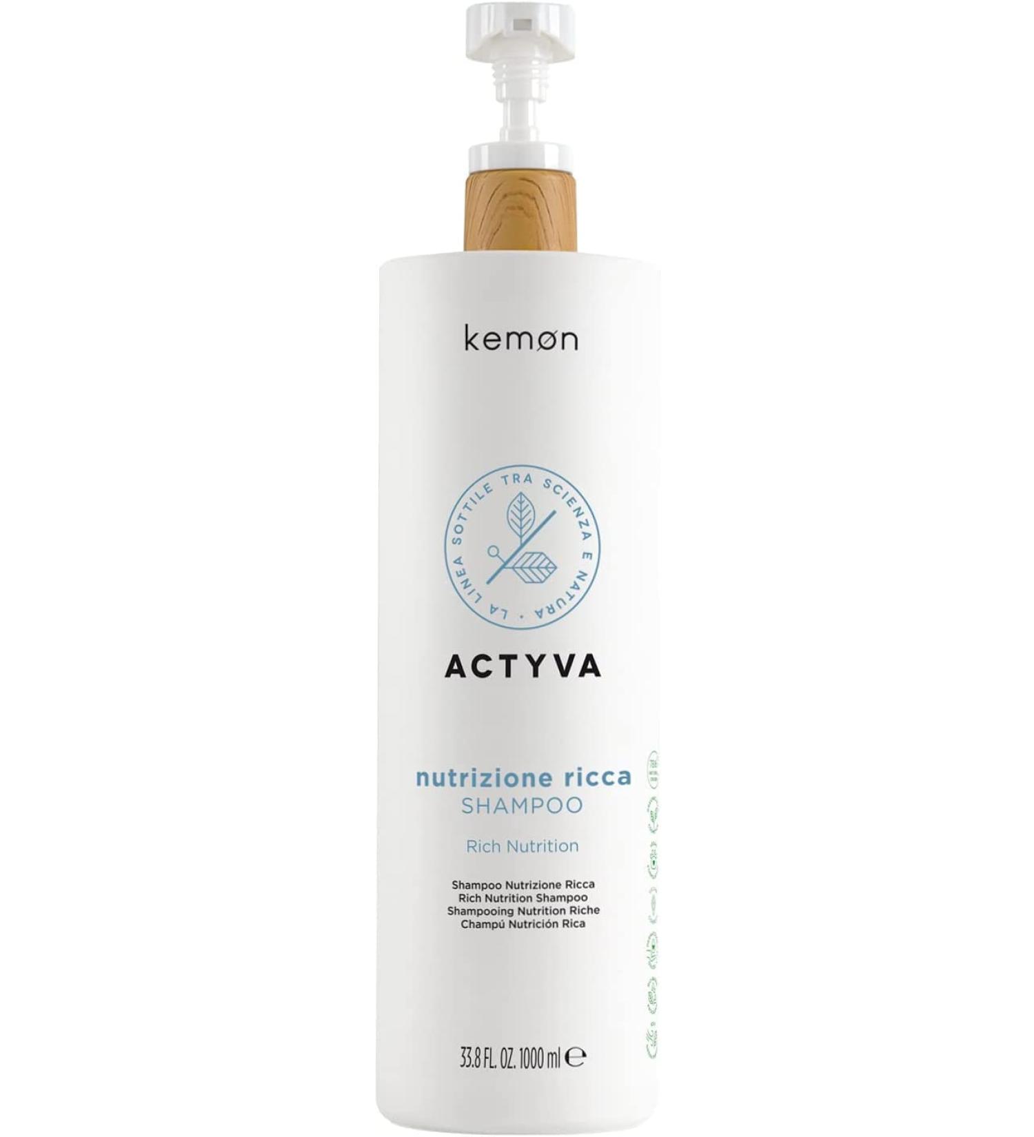 Actyva Kemon - Rich nutrition shampoo 1000 ml