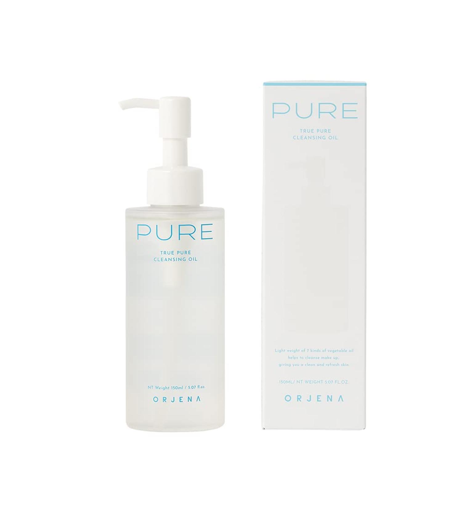ORJENA True Pure Cleansing Oil 150ml | Gentle Makeup Remover & Daily Face Wash | International Shipping Available - Buy Online on GoSupps.com