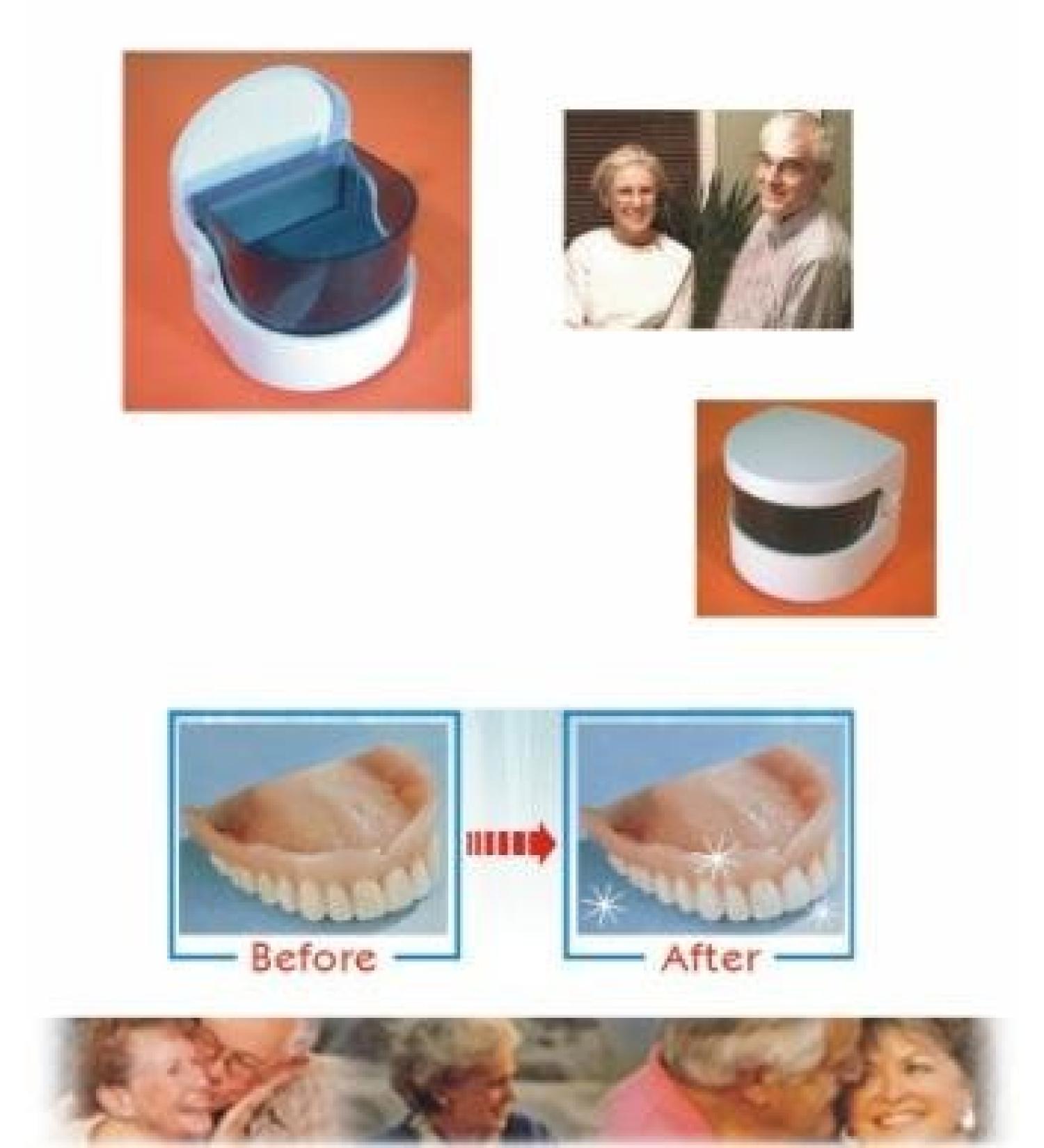 Sonic Denture Cleaner/ Clean Dentures Professionally
