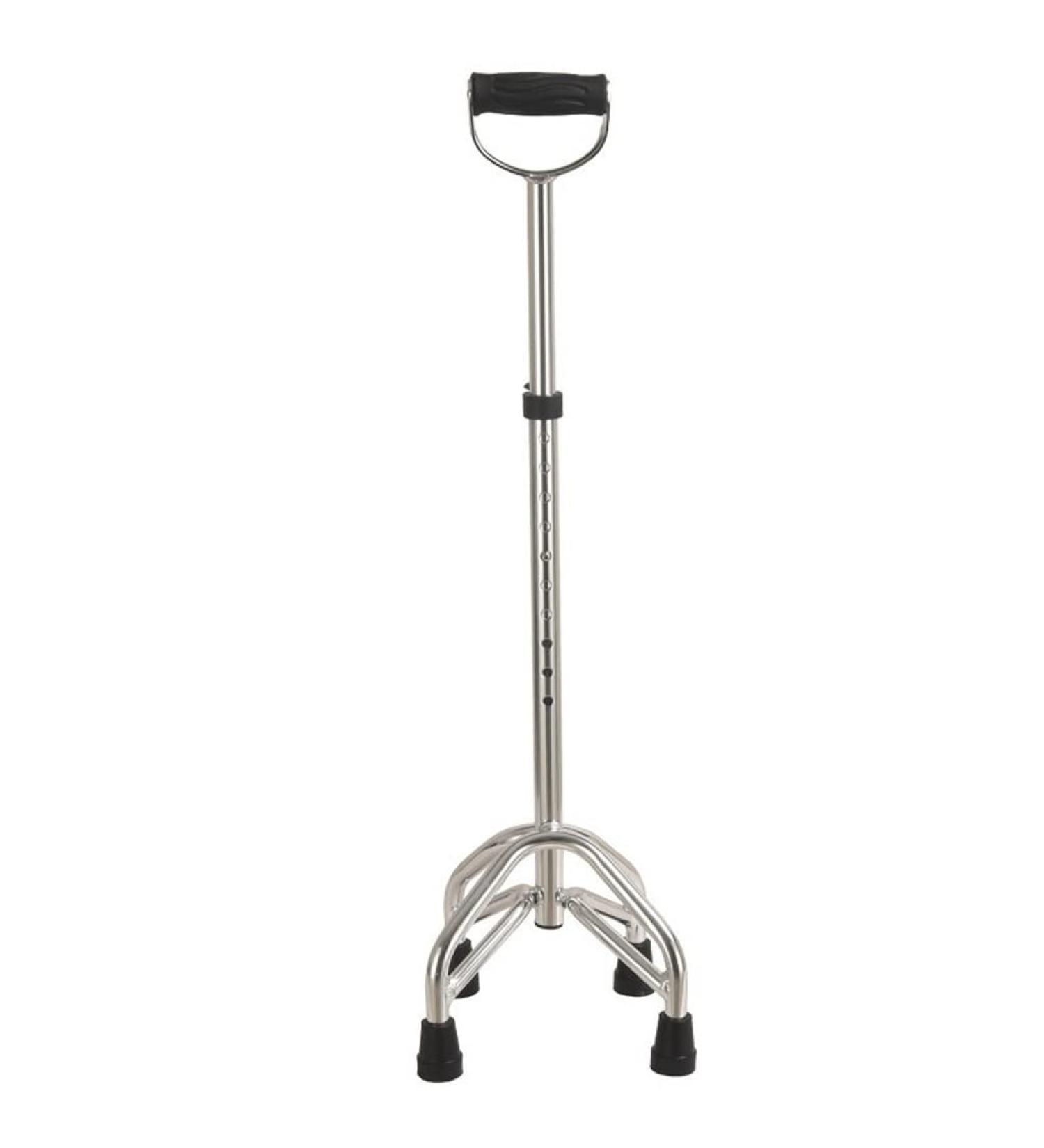 Cane Durable Aluminium Four-Legged Cane Telescopic Crutches Walking Aid for The Elderly (Color : Silver) Smooth Sailing - Buy Online on GoSupps.com