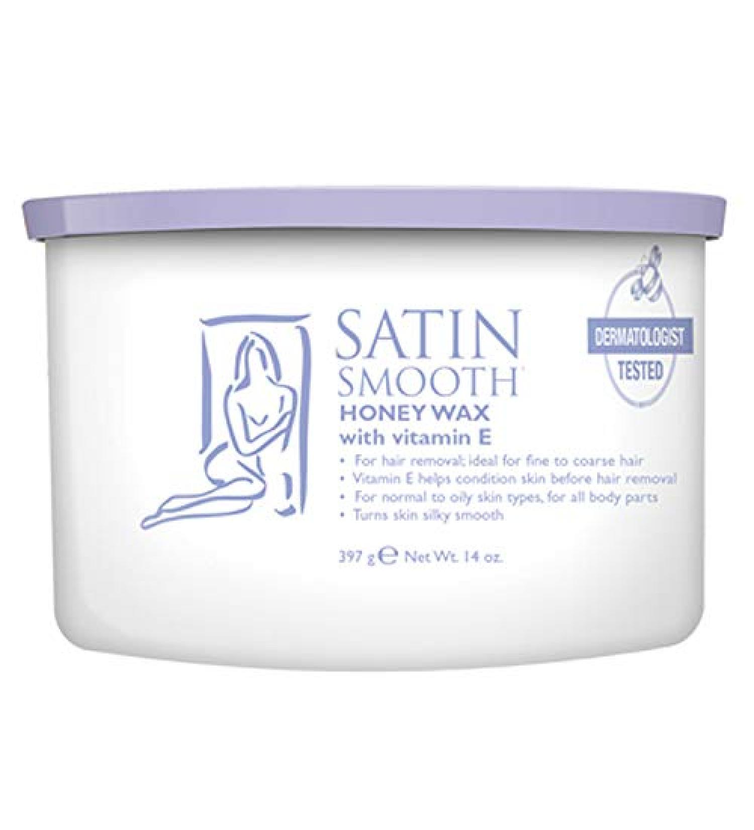 Satin Smooth Honey Soft Wax (Strip) 400g (14 oz) Can