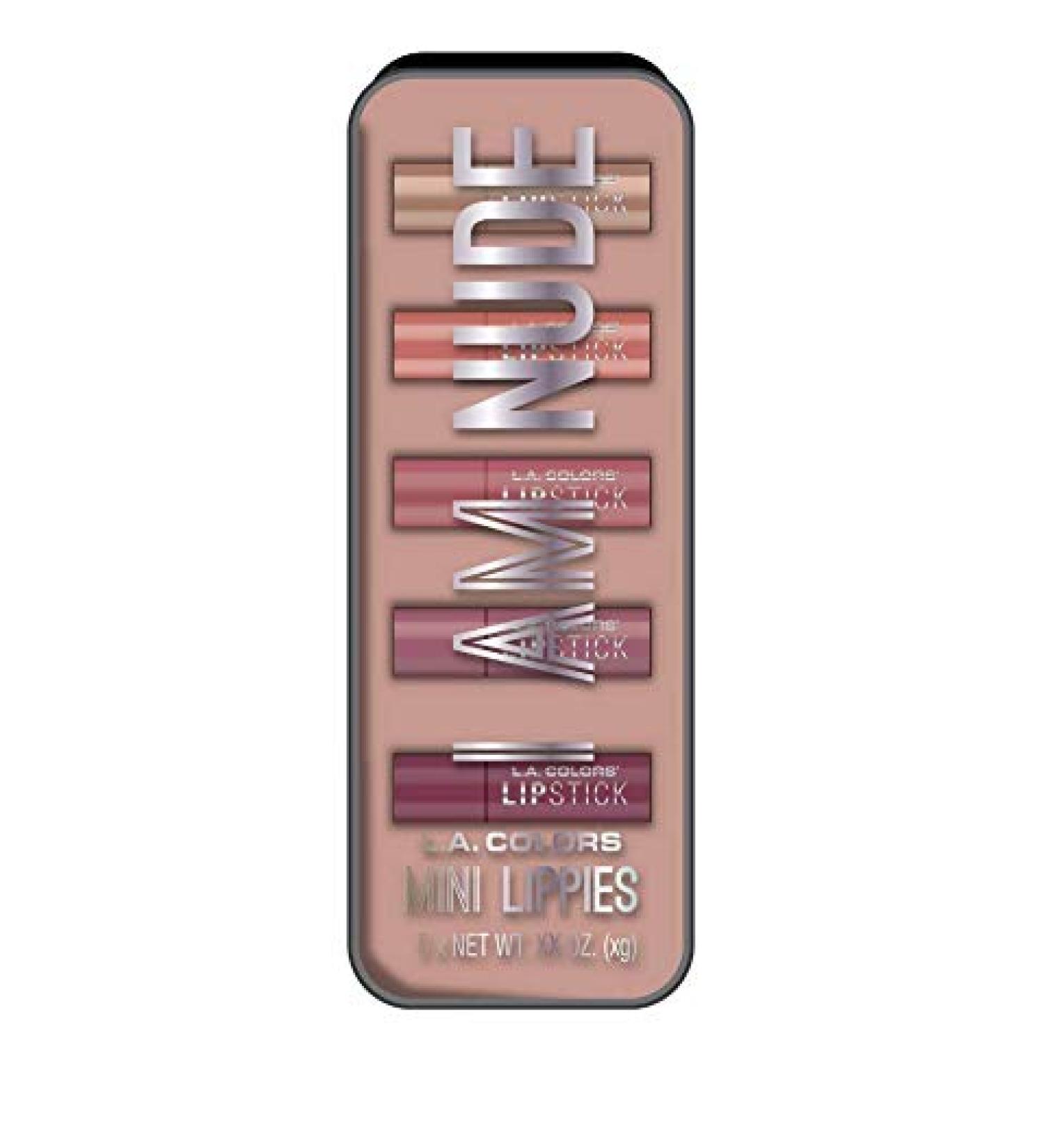 L.A. COLORS Mini Lippies - Nude Lipstick for All Skin Tones | Shop Internationally - Buy Online on GoSupps.com