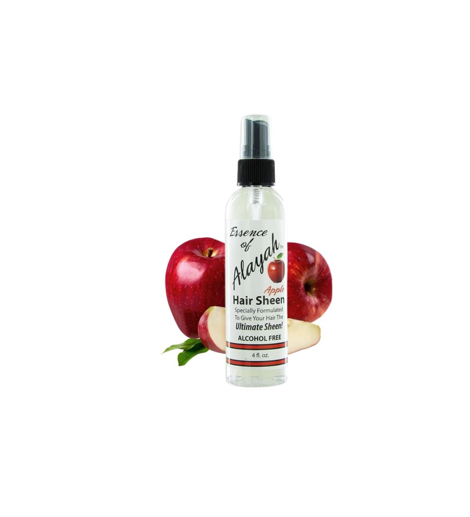 Apple Scented Hair Sheen Spray for All Hair 4 oz | Alcohol-Free Hair Shine Spray for Natural & Chemically Treated Hair | Hydrating Hair Oil Spray for Dry Damaged Hair. - Buy Online on GoSupps.com