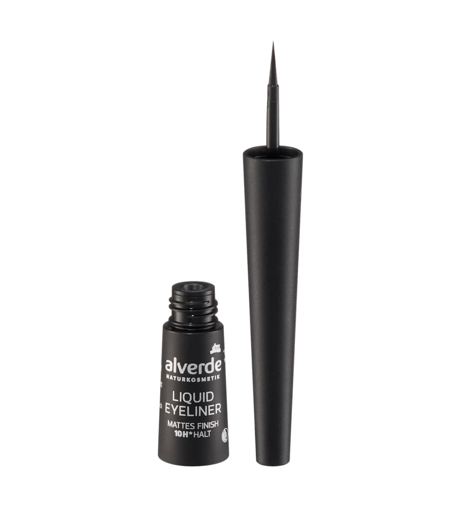 alverde NATURKOSMETIK Liquid Eyeliner 10 Black 25 ml