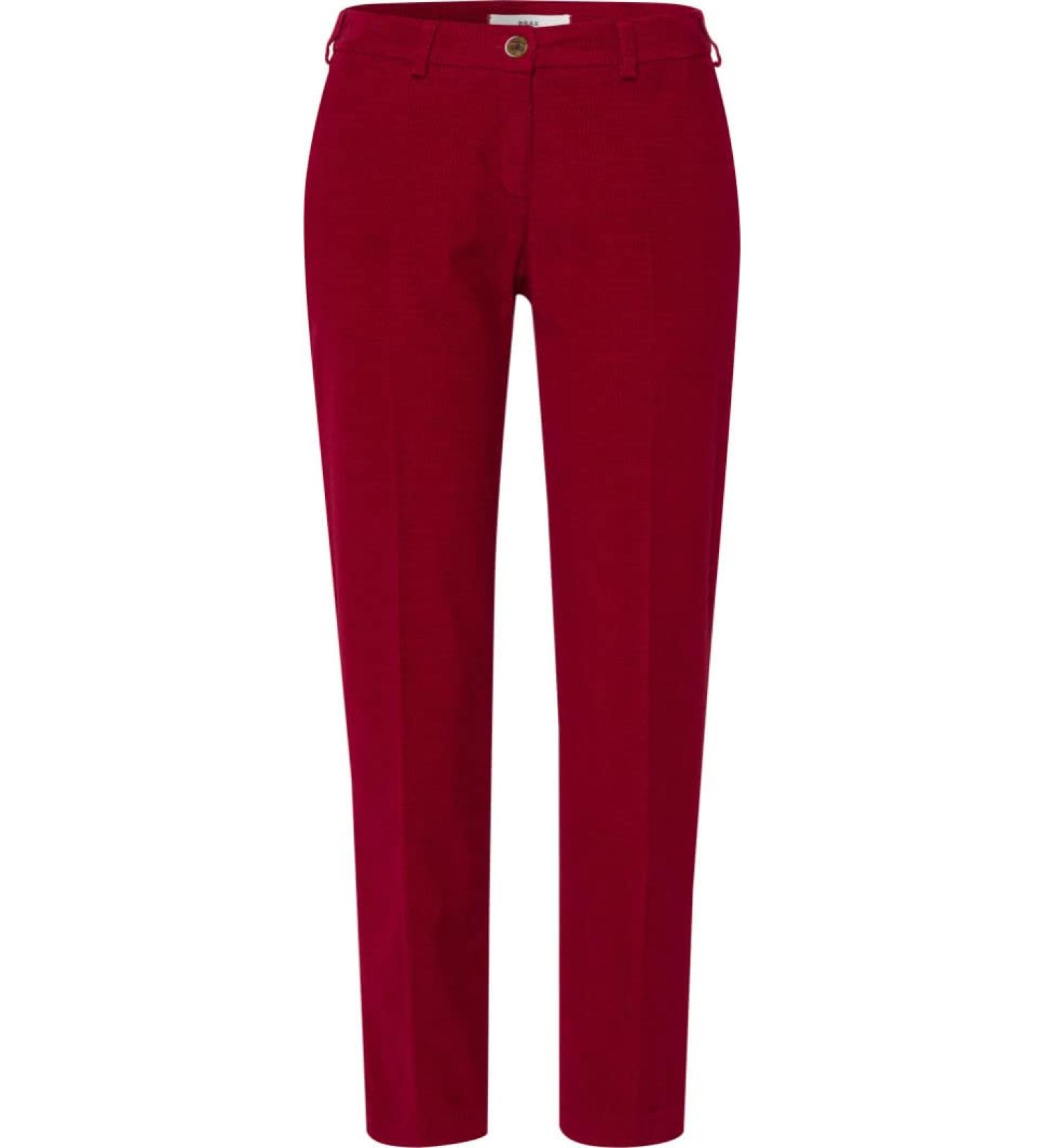 BRAX Women's Style Maron S Structure Velvet Pants 31W / 32L Salsa