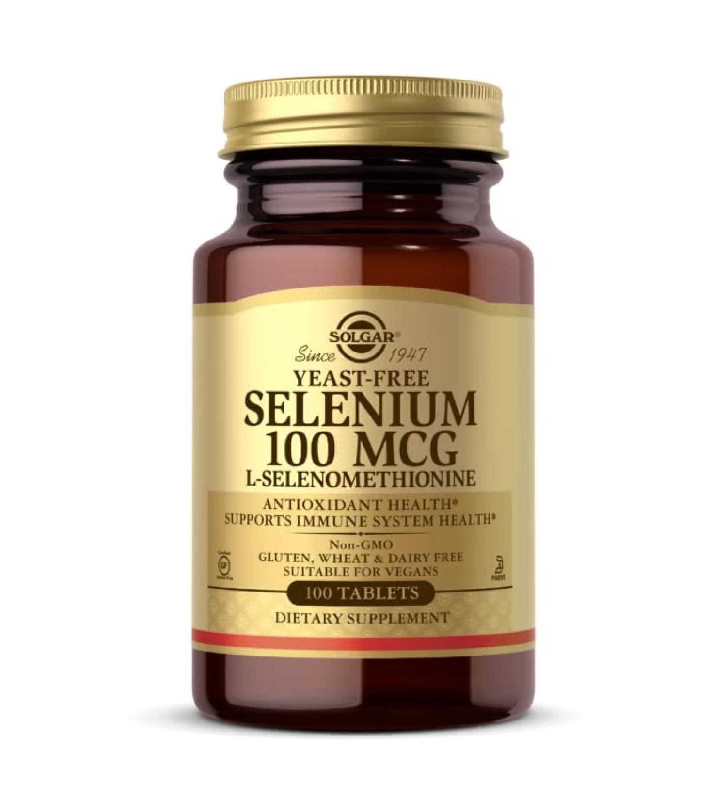 Solgar Selenium 100 mcg 100 Tablets