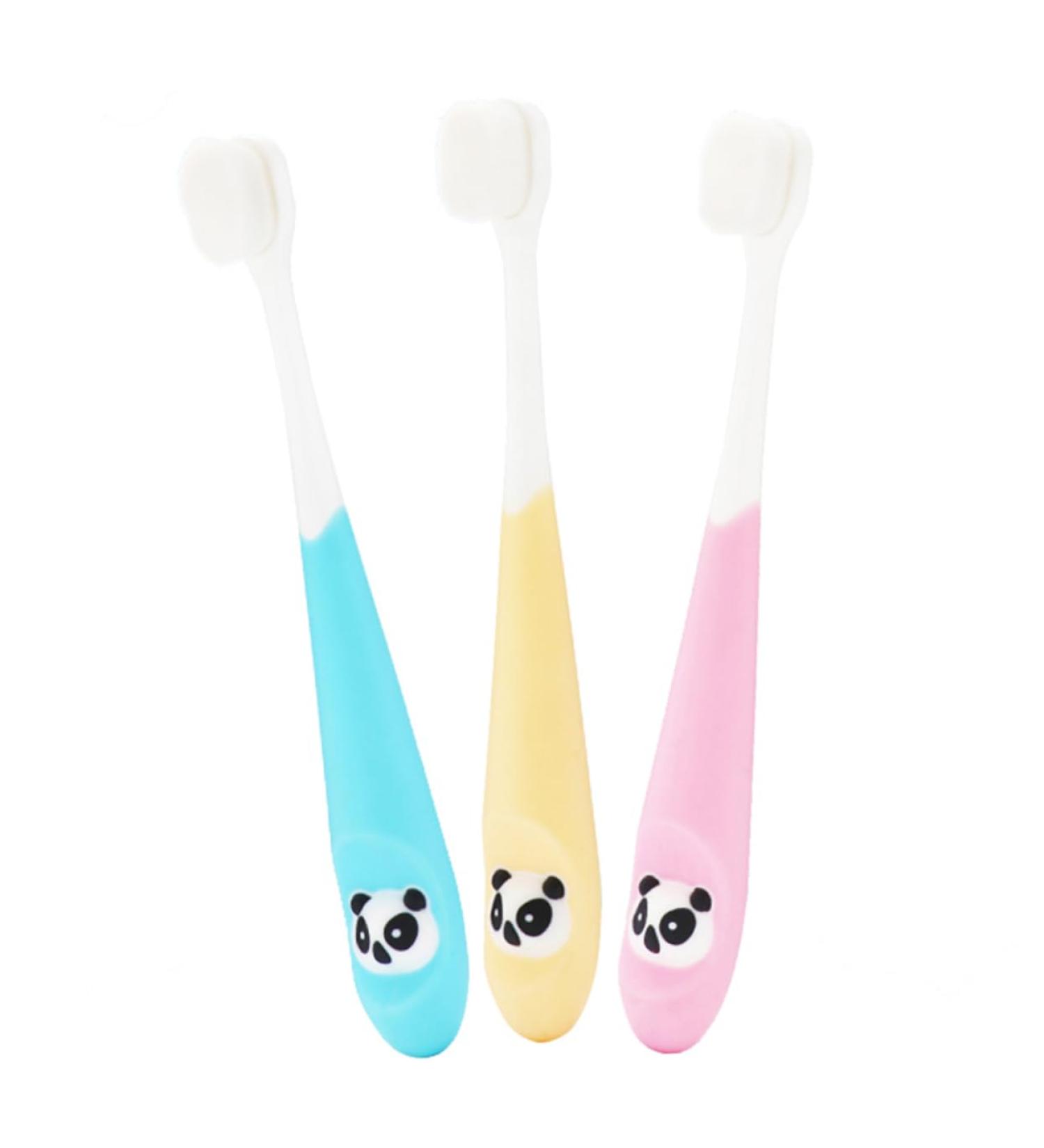 Anneome 3pcs Children Toothbrush Set - Soft Clean Abs Bristles for Kids Oral Care | International Shipping - Buy Online on GoSupps.com
