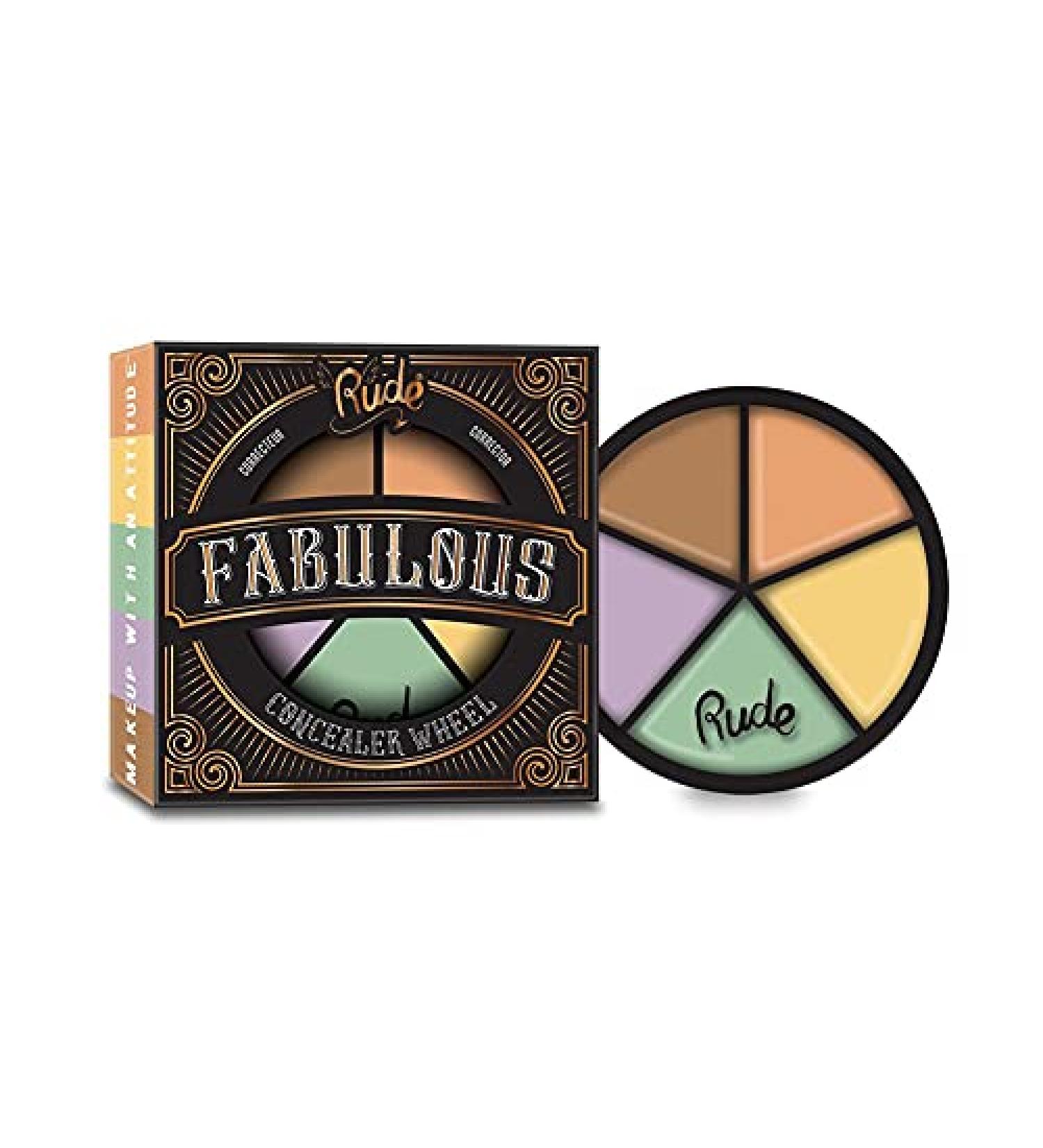 Rude Fabulous Concealer Wheel - Corrector | Full Coverage Concealer Palette - Buy Online on GoSupps.com