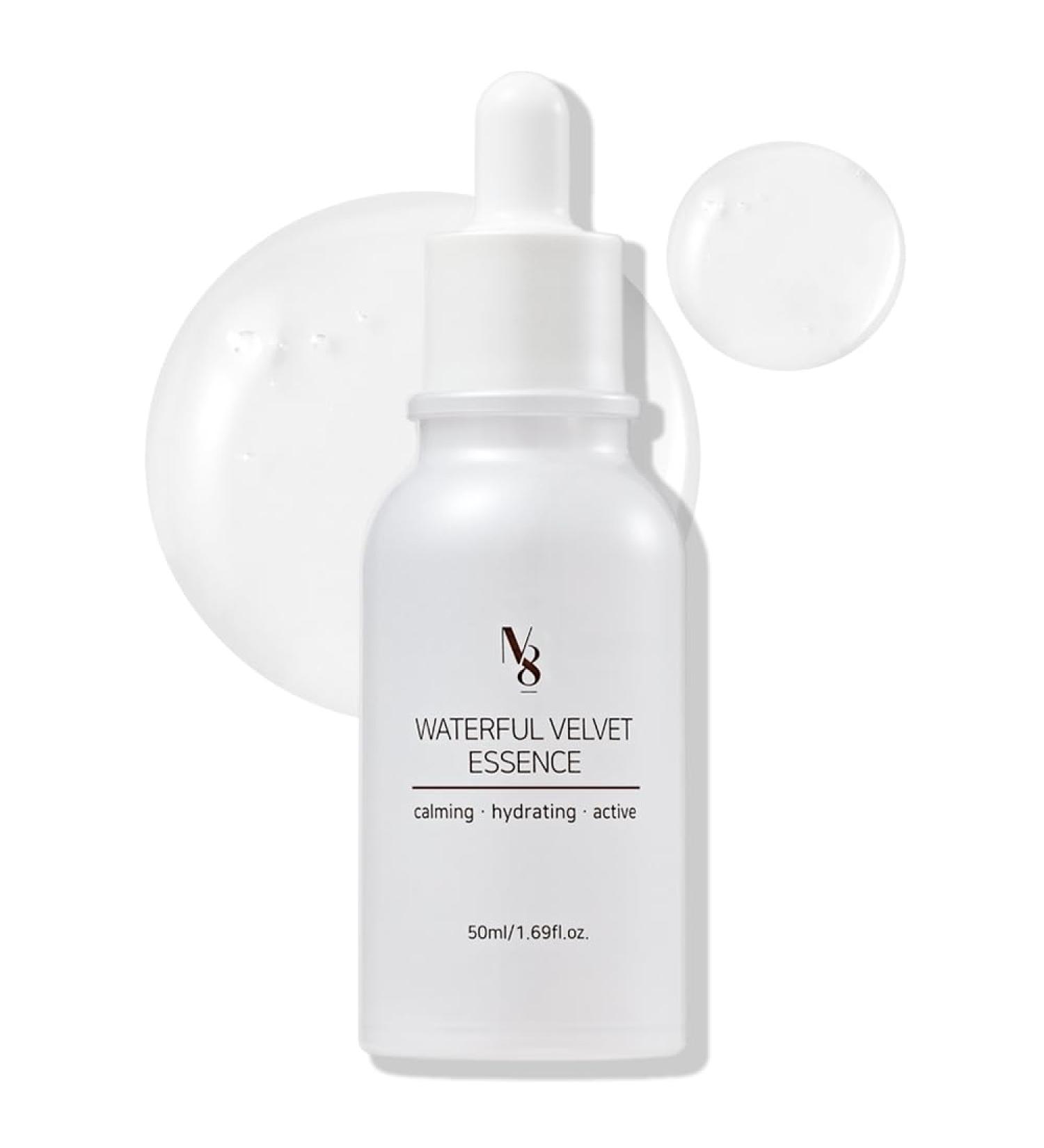 NUMBER EIGHT Waterful Velvet Essence Glow Deep Serum-EGF Niacinamide Hydrating Facial Soothing Moisturizer Stimulating Unbalanced Skin Tone Korean Skincare (50ml / 1.69 fl.oz) - Buy Online on GoSupps.com