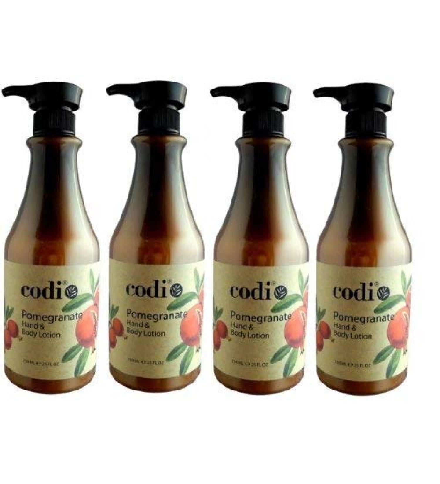 CODi Hand and Body Lotion Pack of 4 (Pomegranate)