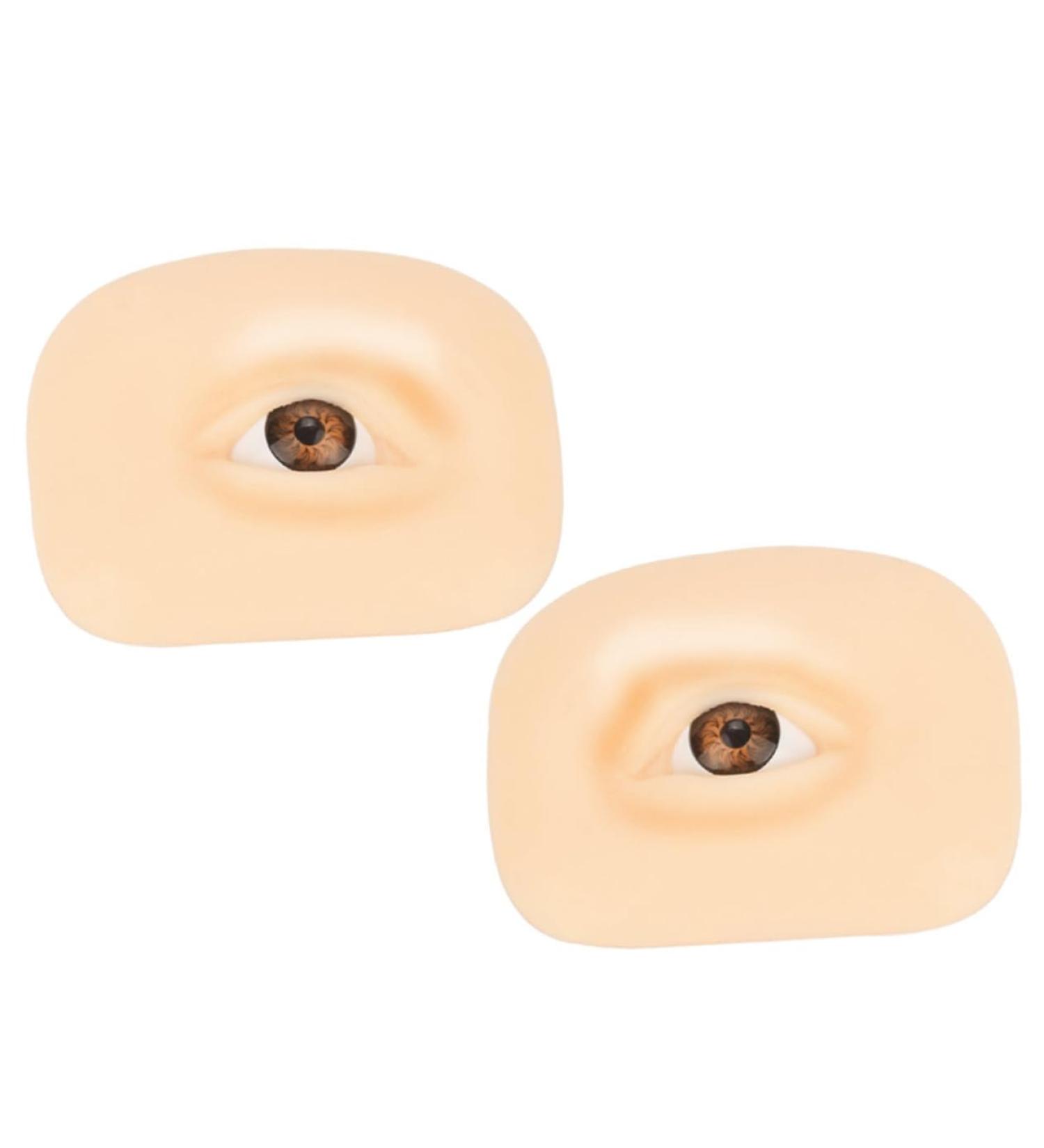 POPETPOP Practical Eye Skin 2 Sets Makeup Practice Skin Eyeshadow Beginner Makeup Model Eye Shadow Practice Skin Major Mold - Buy Online on GoSupps.com