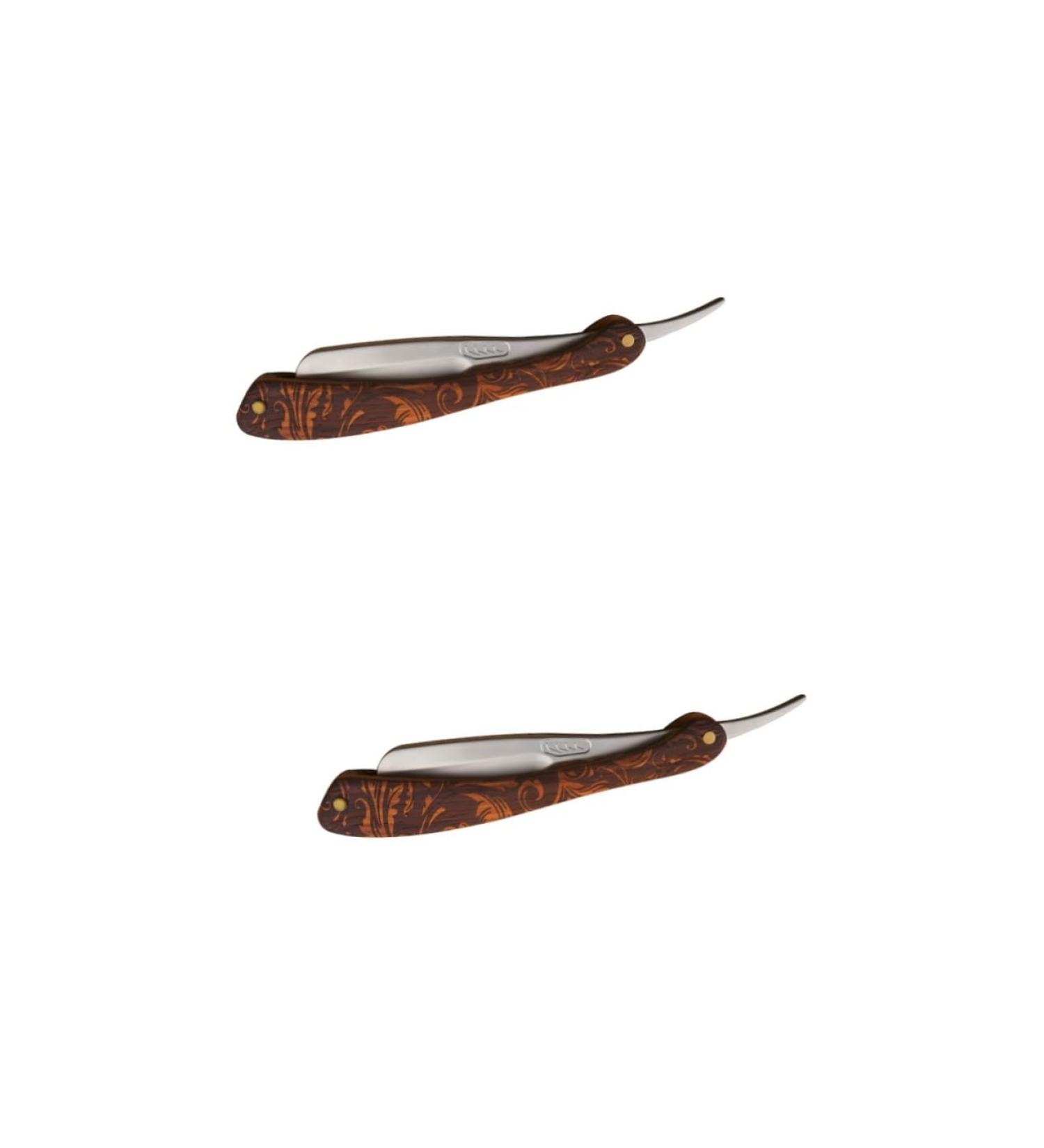 Minkissy Foldable Hairdresser Razor Blades - Stainless Steel Folding Knife for Daily Use - Buy Online on GoSupps.com