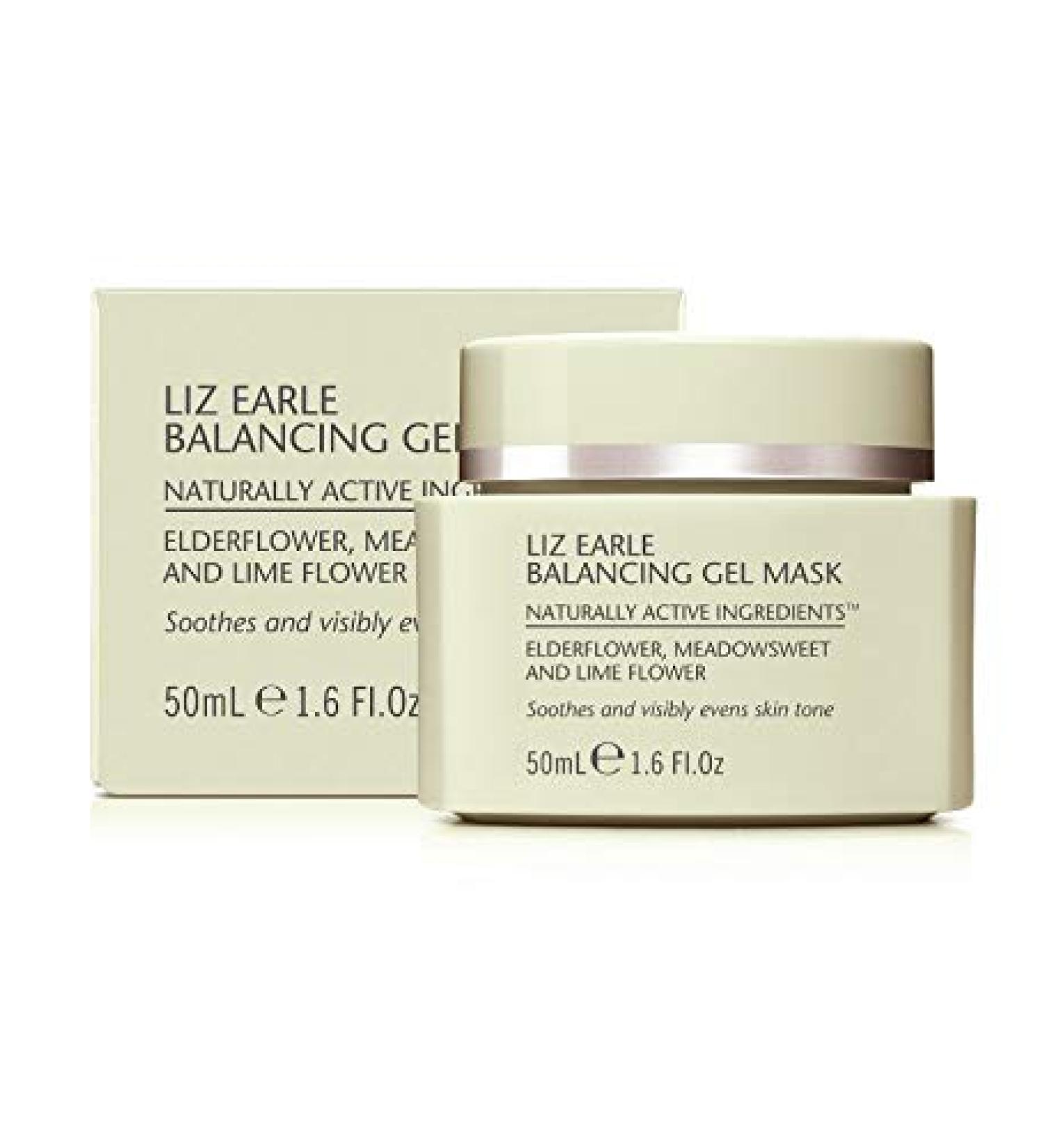 Liz Earle Balancing Gel Mask 50ml jar + 1 pure cotton cloth