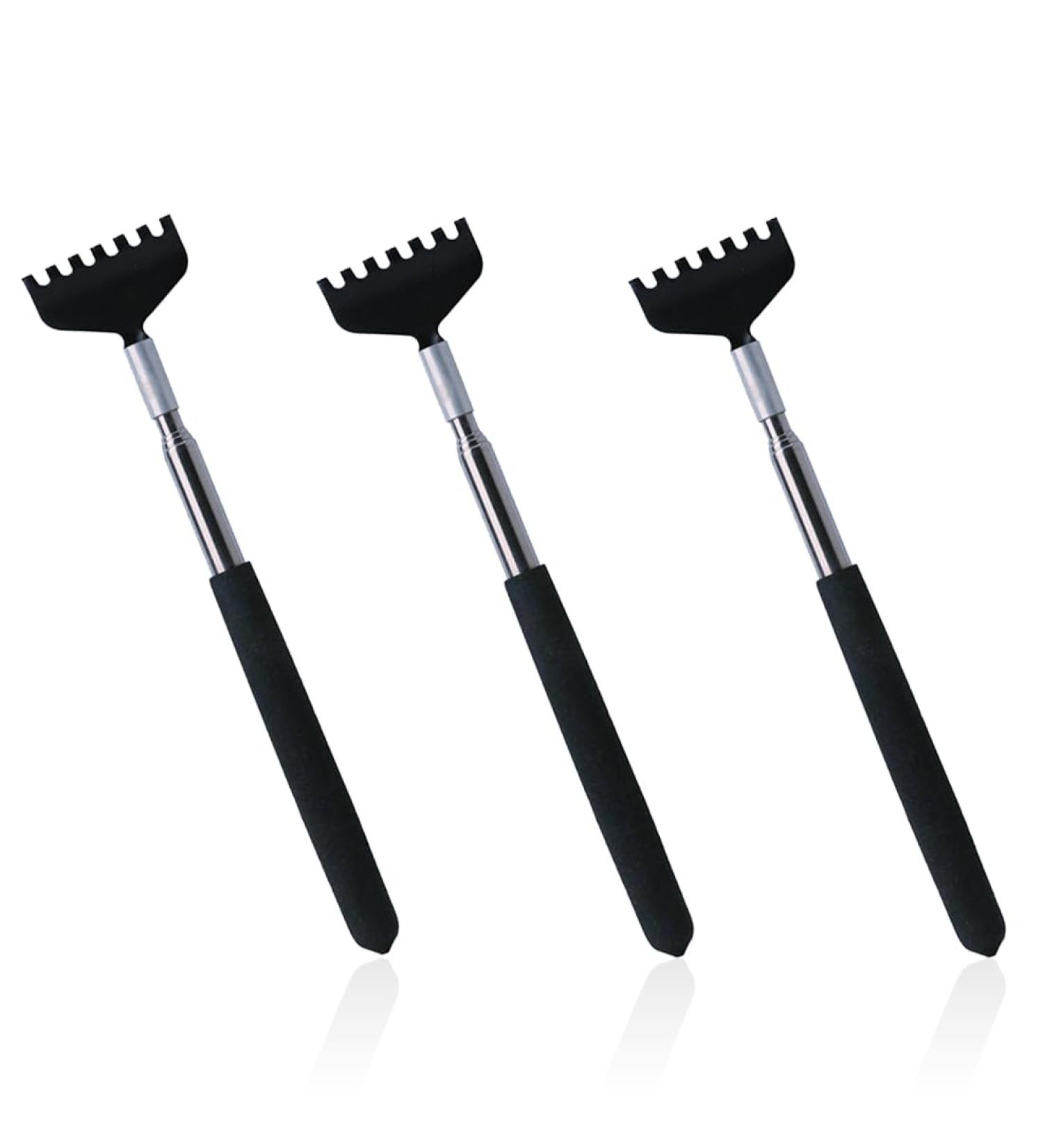 Portable Stainless Steel Telescopic Back Scratcher Set - 3 Pieces Itching Relief for Adults | Asymnm - Buy Online on GoSupps.com
