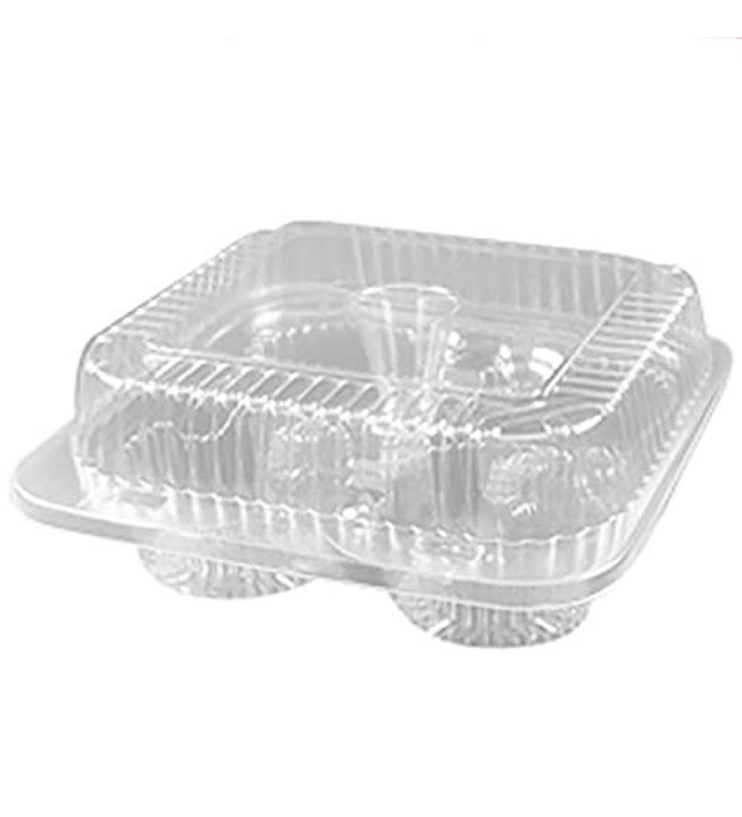 1/3 Dozen Cupcake Container (4 cavities) 25 ct.