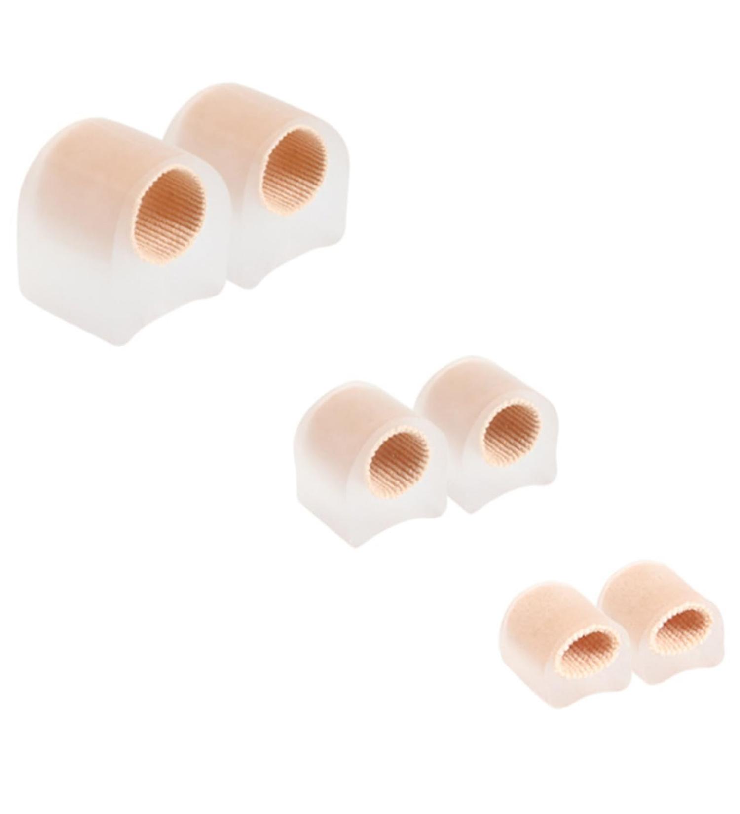 Silicone Gel Foot Protector Set - 6pcs Nail Separator & Bunion Straightener Cushion Tube - Foot Care Tools for Nursing Cover & Thumb Relief - Reusable and Comfortable - Buy Online on GoSupps.com