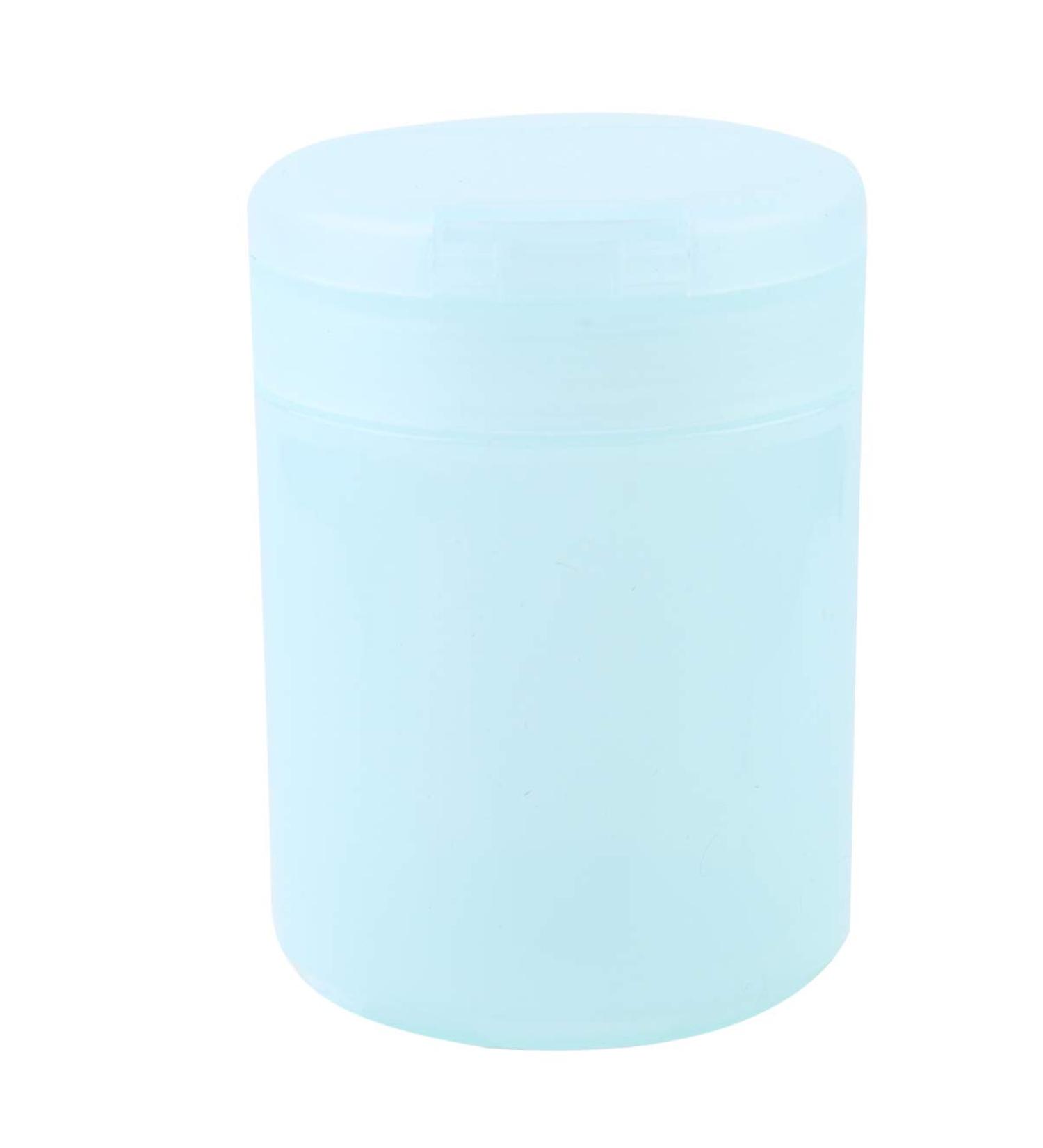 Exceart Cotton Swab Holder Organizer - Glass Canister for Cotton Swabs & Make-Up Sponges (Light Green) - Buy Internationally - Buy Online on GoSupps.com