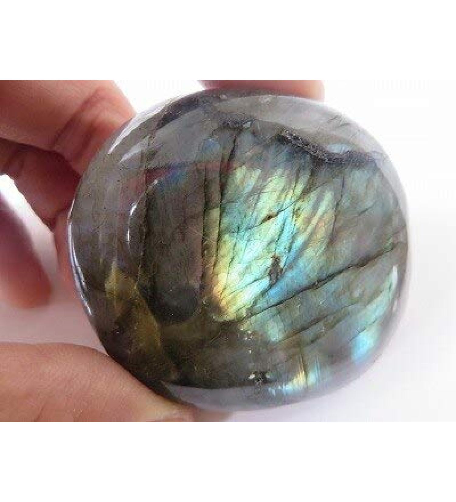 109g Rare Natural Flash Labradorite Crystal Gem Stone Original Reiki JZIGTDEM - Buy Online on GoSupps.com