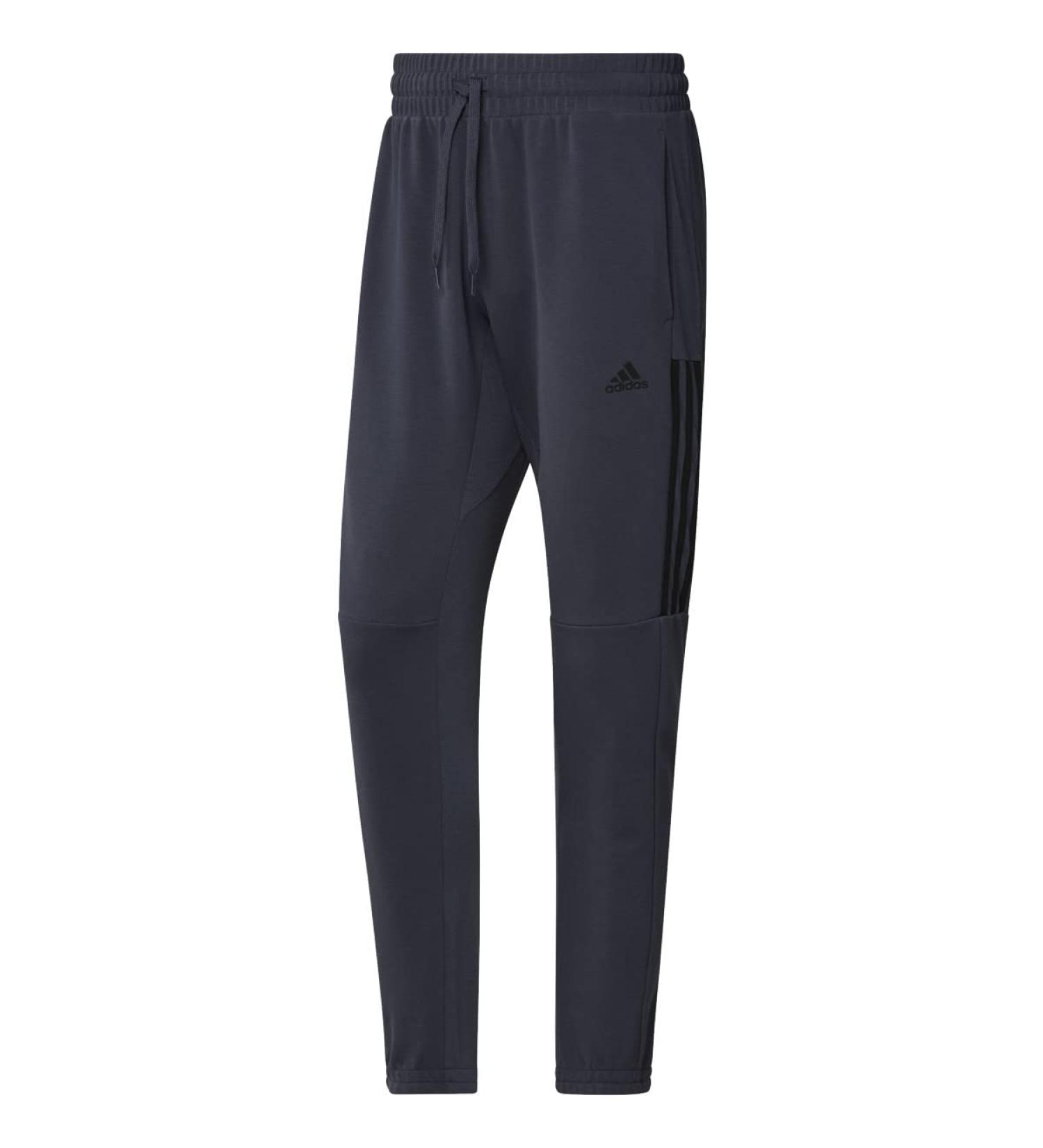 adidas Men's Aeroready Yoga Pants Large Shadow Navy/Black