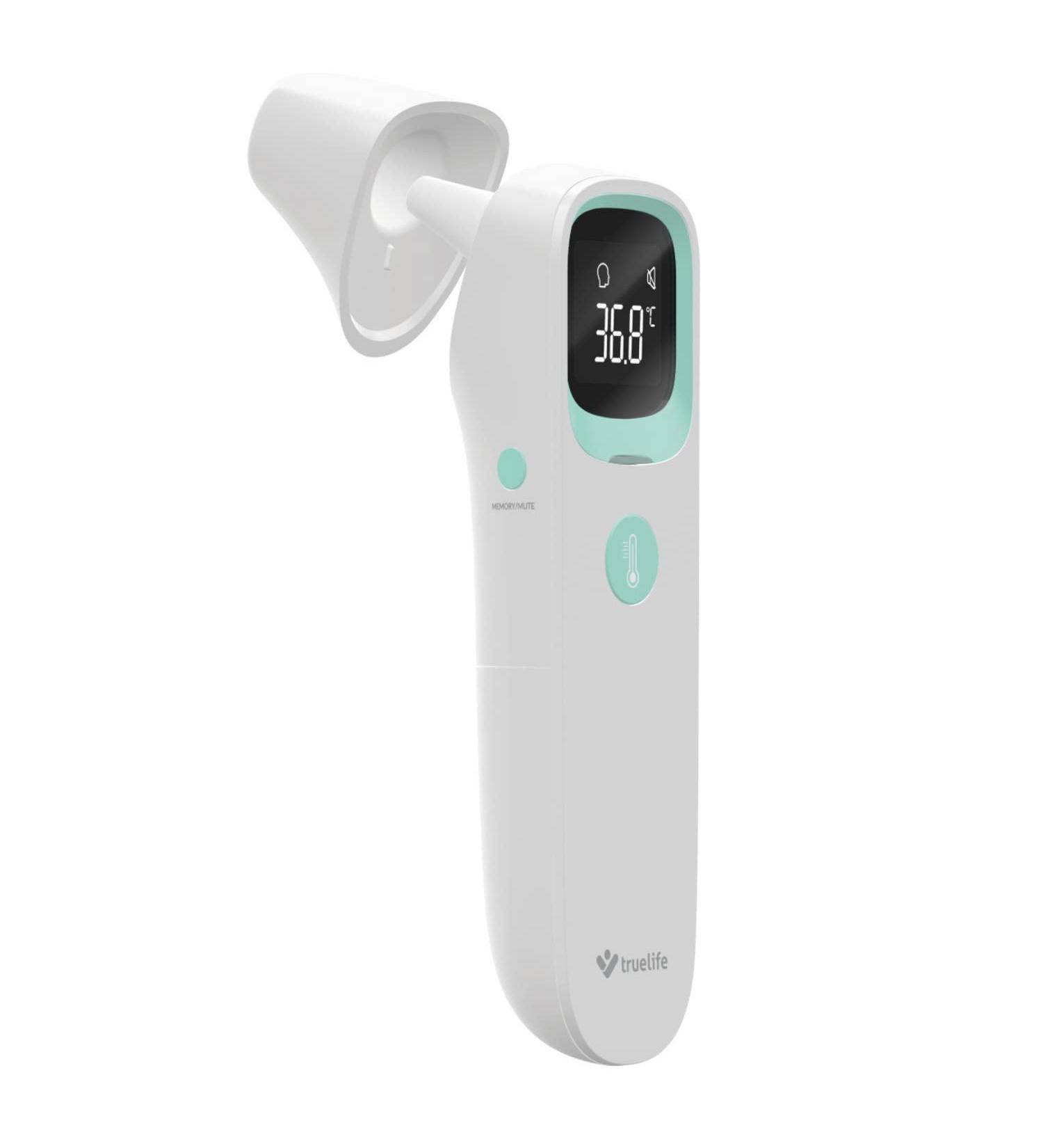 Truelife Care Q9 Digital Ear Thermometer | 3 Modes Accurate & Contactless | Infrared Thermometer for Baby Children & Adults - Quick Measurement - Buy Online on GoSupps.com