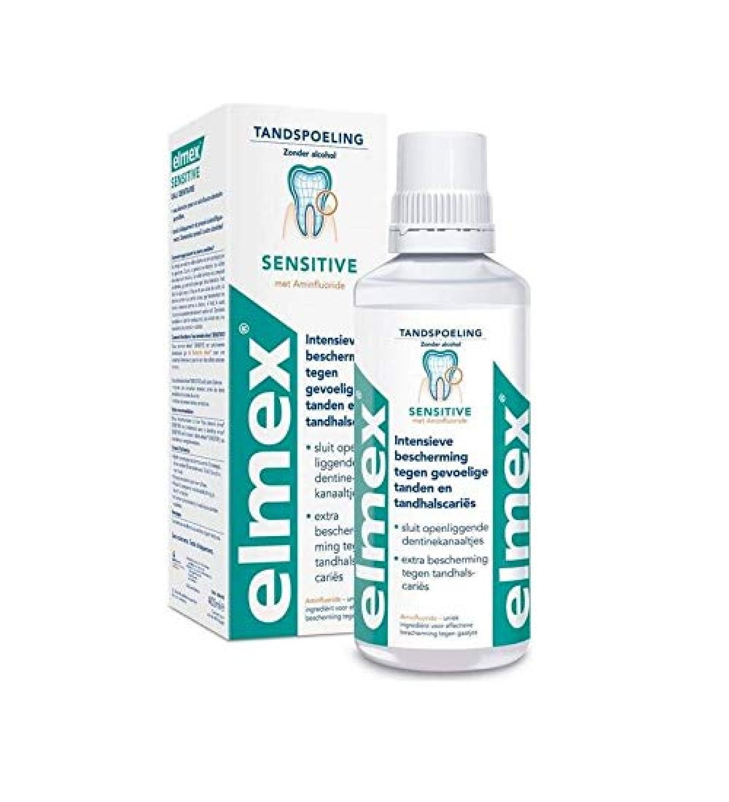Elmex Toothpaste - Sensitive - Pack of 6 (6 x 400 ml)