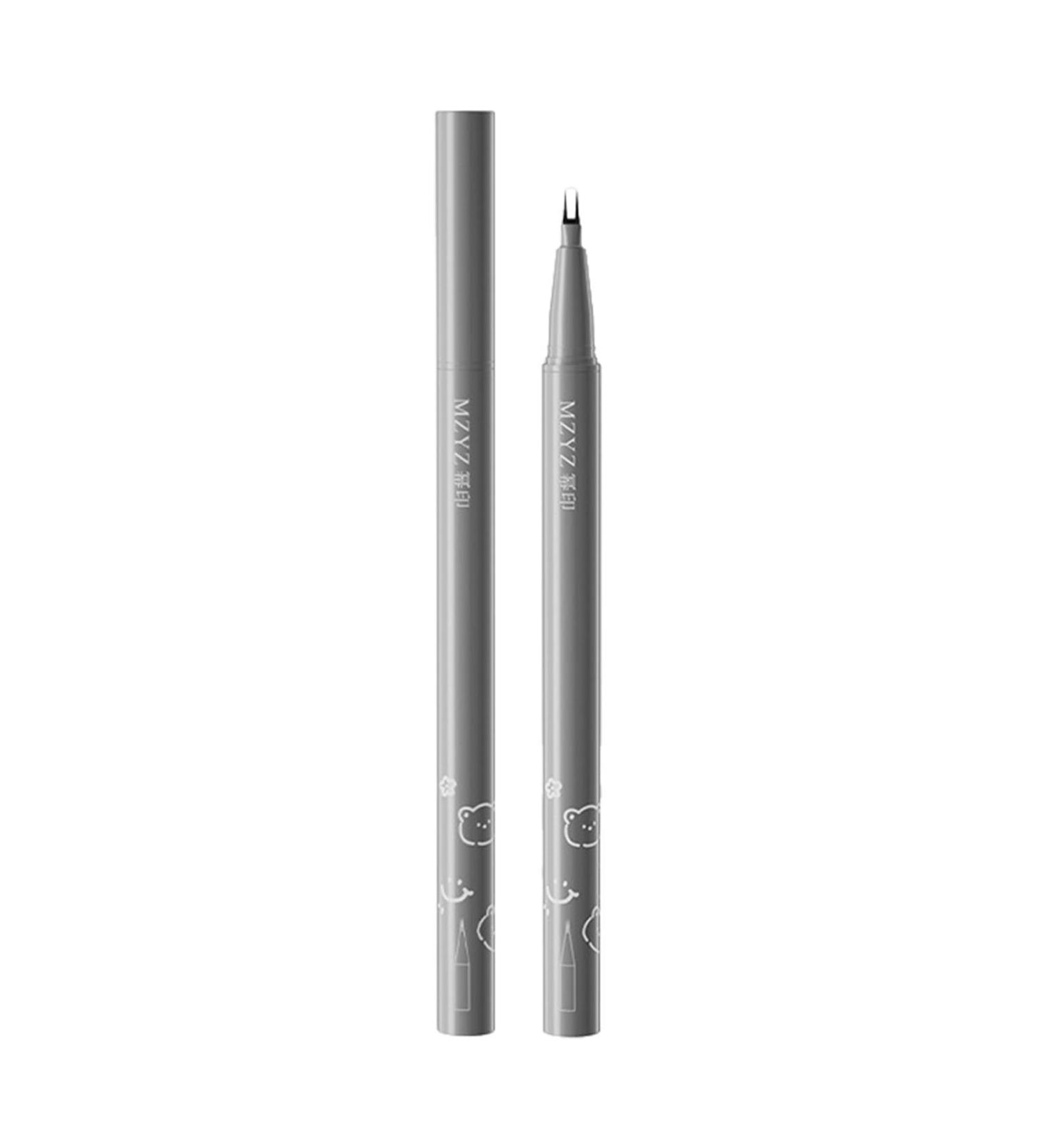 Double Tip Eyelash Pencil Bottom Eyelashes - Super Slim Liquid Eyeliner Natural Lower Eyelashes Two-Claw Bottom Lashes Pencil for Eye Makeup Kagrote V02# Gray Brown - Buy Online on GoSupps.com