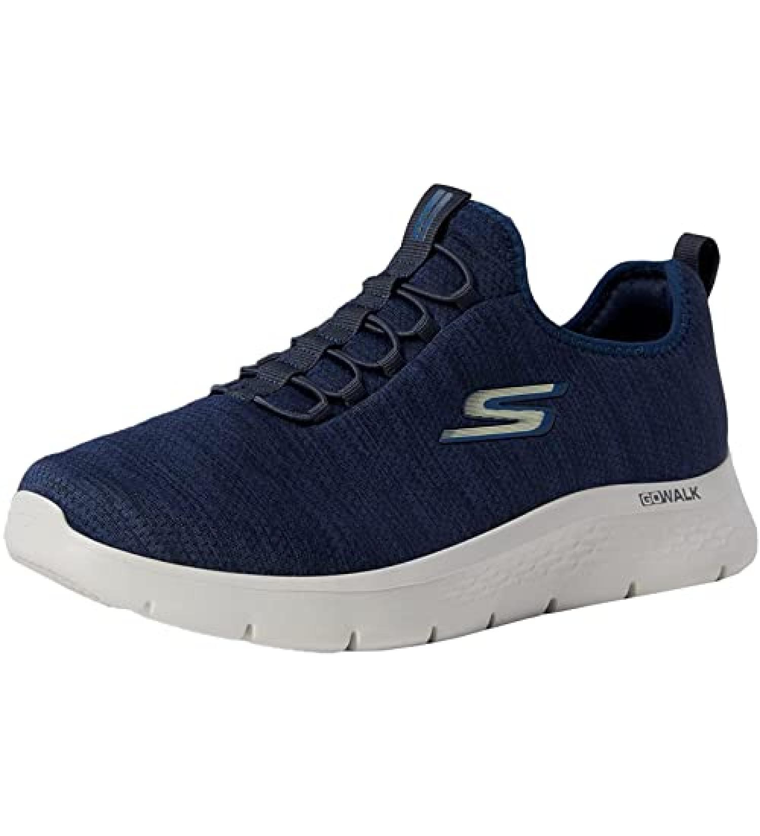 Skechers Men's Gowalk Flex-Athletic Slip-on Walking Shoes 11 Navy/Blue - Air Cooled Foam Sneakers - Buy Online on GoSupps.com