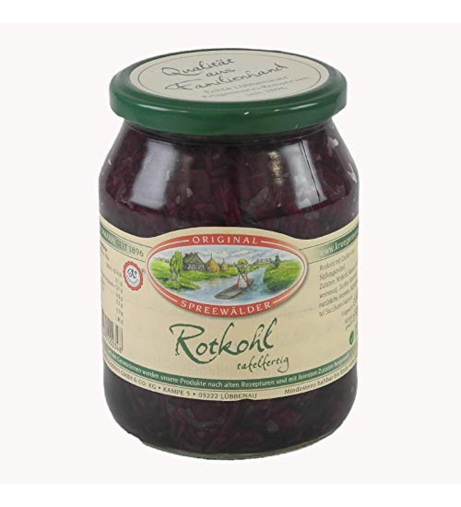 Kr germanns Original Spreewald Red Cabbage (720 ml glass)
