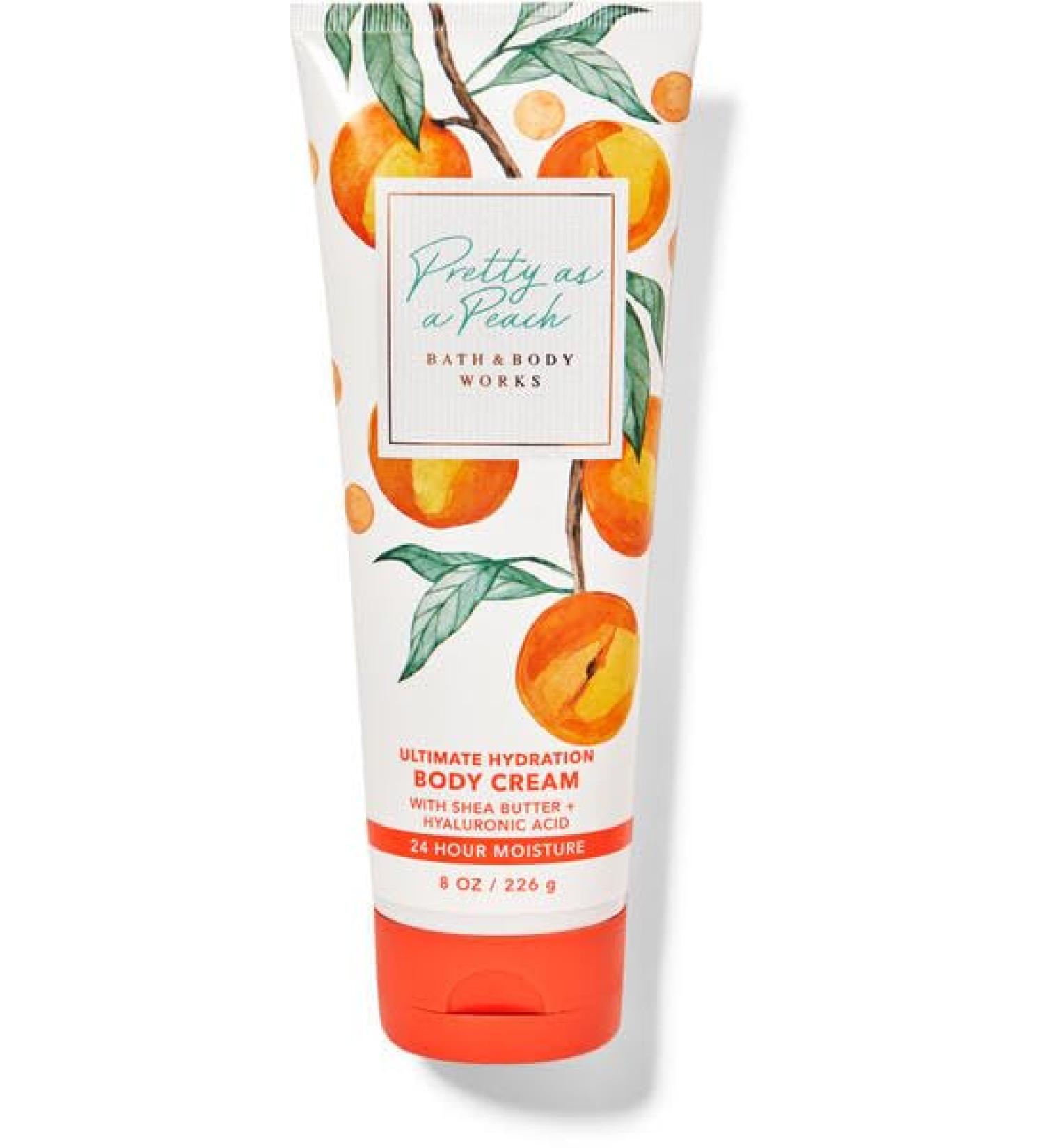 Pretty As A Peach (Ultimate Hydration) Body Cream (8oz) with Shea butter+Coconut oil