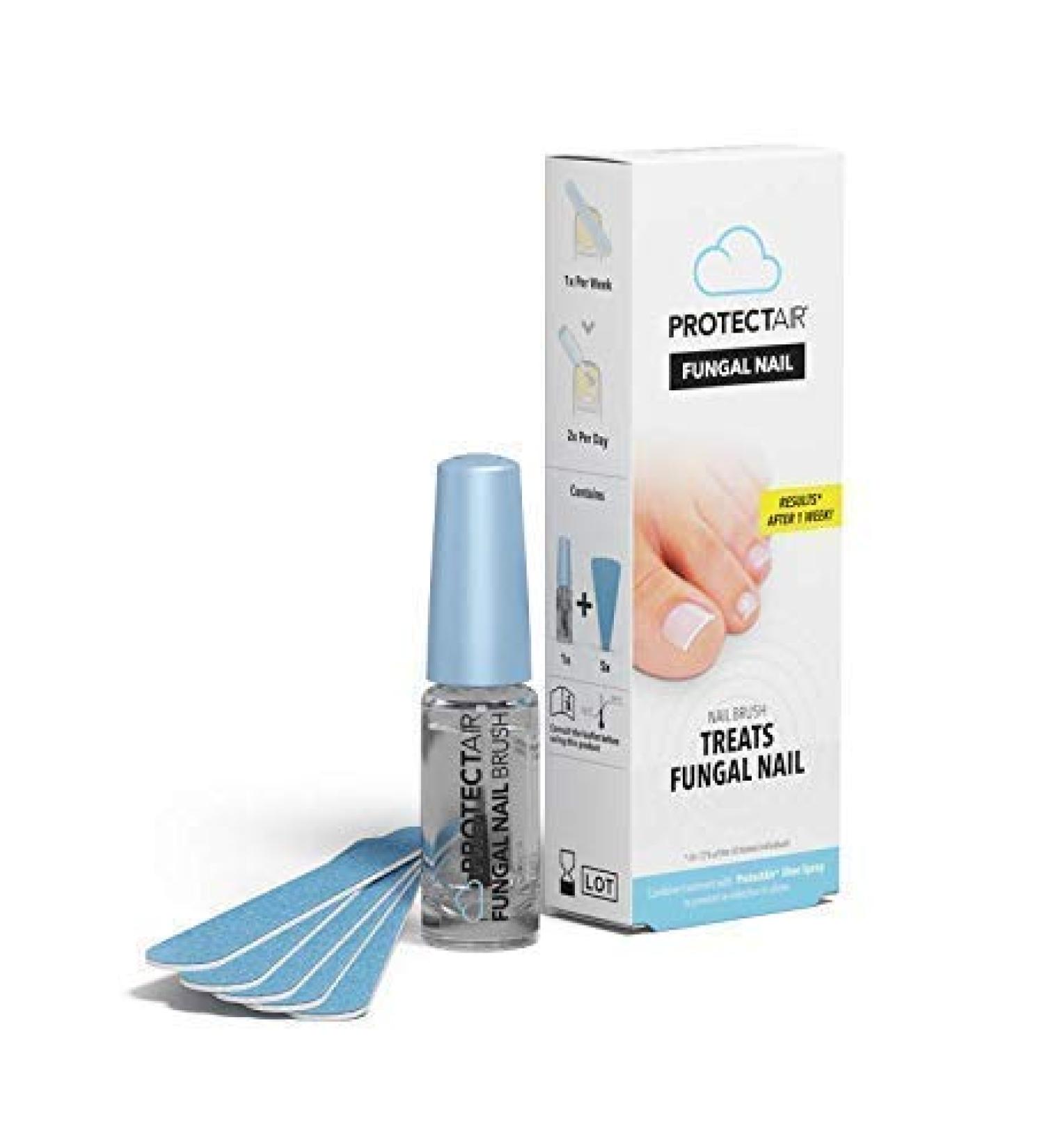 ProtectAir Fungal Nail Treatment 5ml - Includes Brush and Nail Files - Buy Online on GoSupps.com