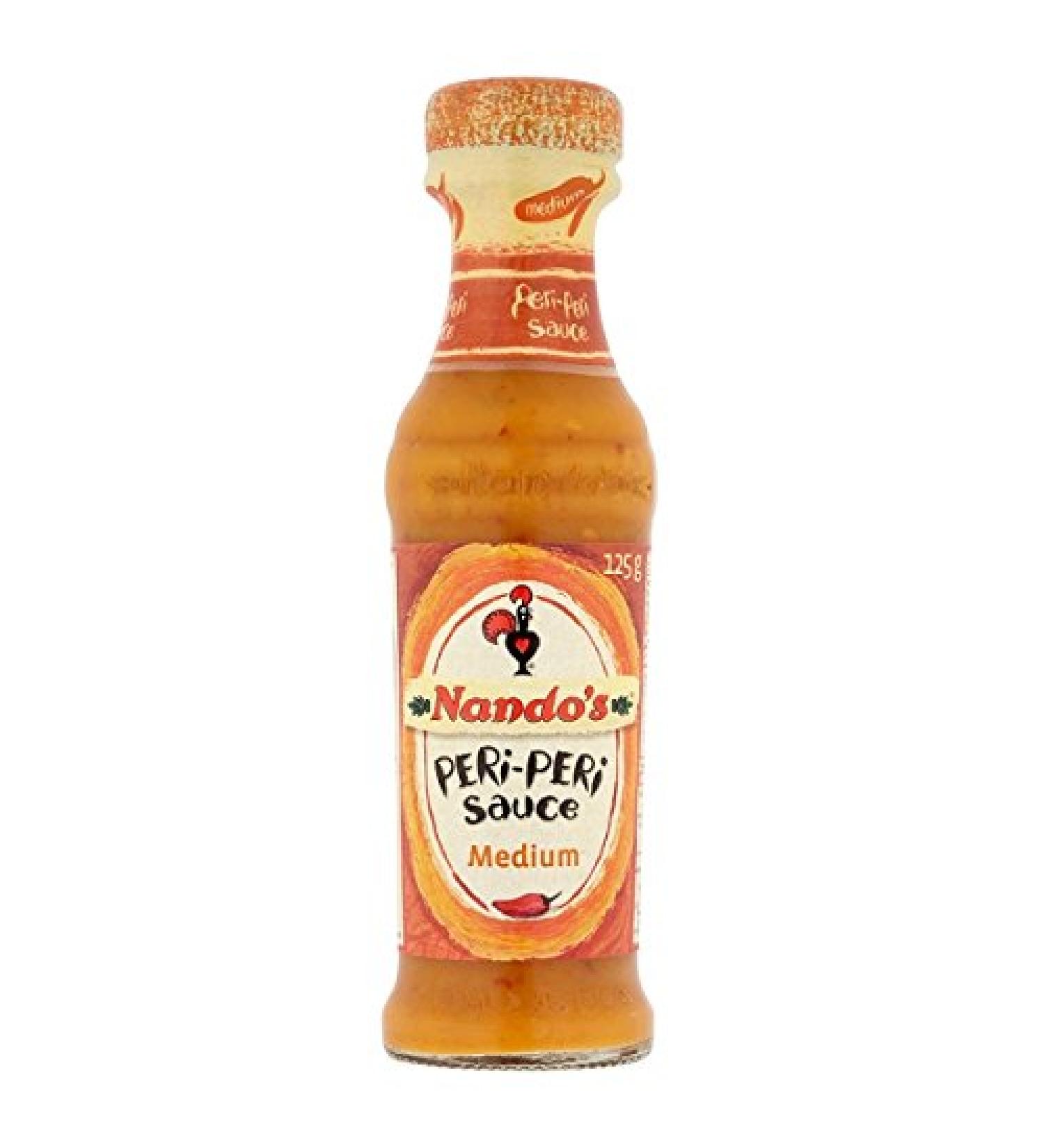 NANDO'S PERI-PERI Nando Peri-Peri Sauce Medium 125 g (6 x 125 ml)
