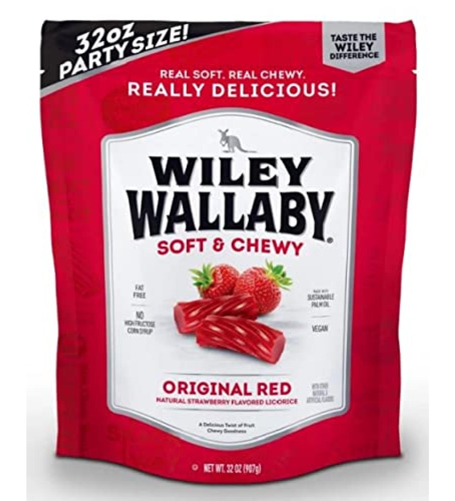 Wiley Wallaby Red Aussie Licorice (32 oz.)