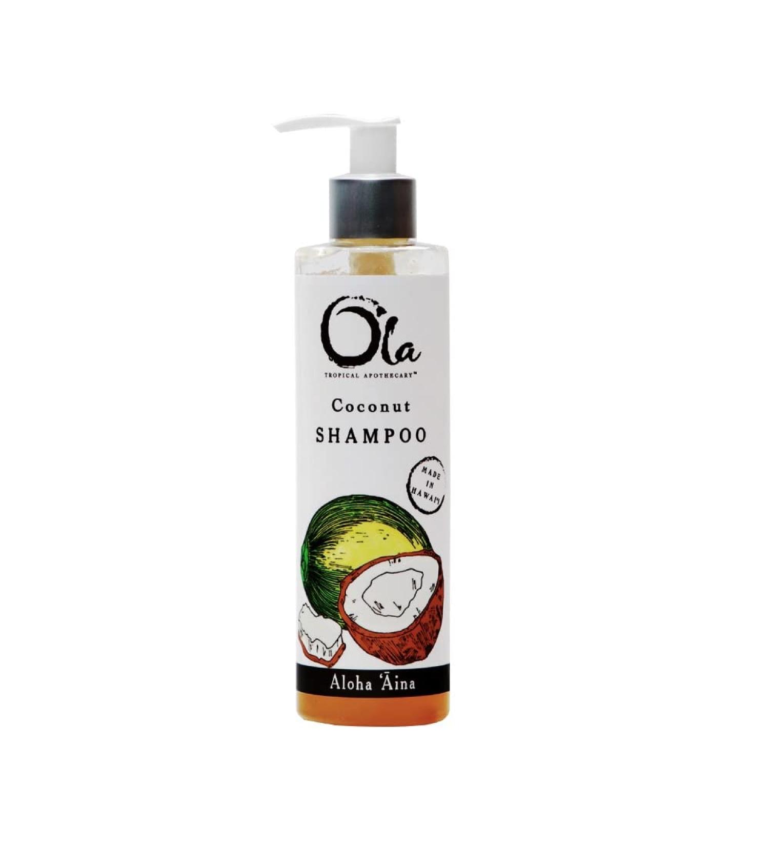 Ola Coconut Organic Shampoo - 8 fl oz | Natural Hair Care | International Shipping Available - Buy Online on GoSupps.com