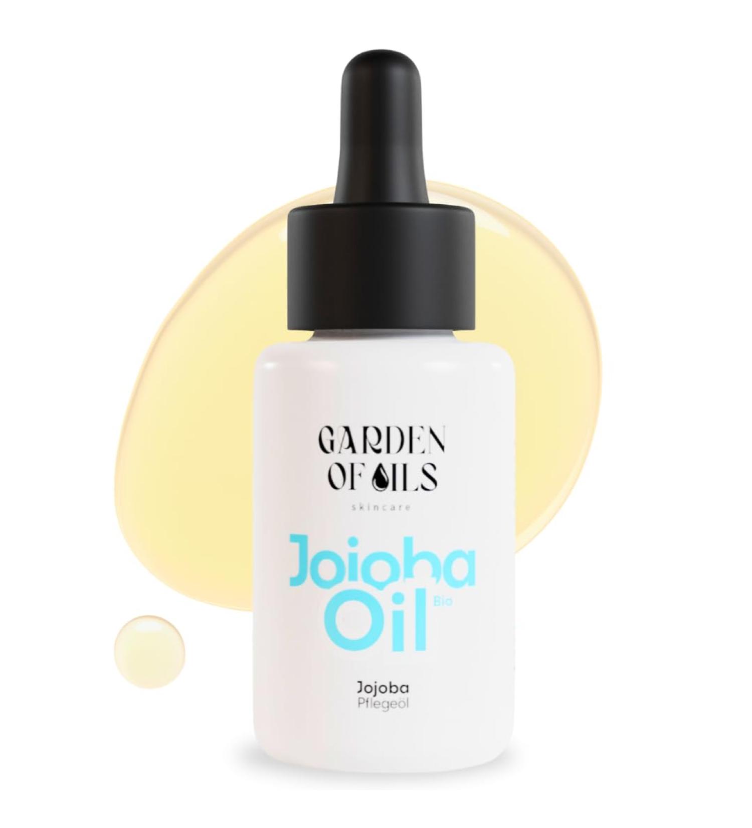 Organic Jojoba Oil Cold Pressed 100% Pure Moisturising Care Oil for Body Face Hair Beard Nails | No Animal Testing & Vegan | Jojoba Oil in UV Protection Glass Bottle with Pumper (30 ml) - Buy Online on GoSupps.com