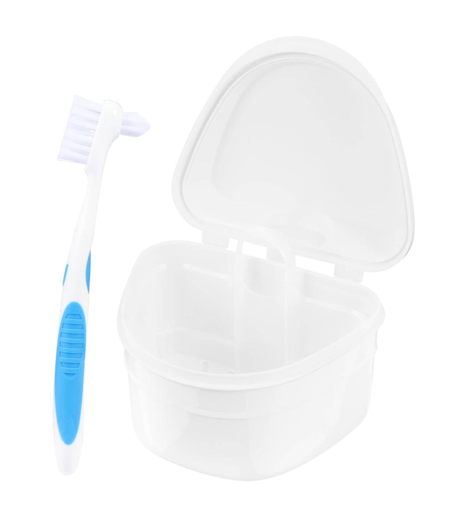Shop Wofashpuret Prosthesis Care Box - Dental Prostheses Cleaning & Storage Container (9.00x8.00x7.50cm) - International Shipping Available - Buy Online on GoSupps.com