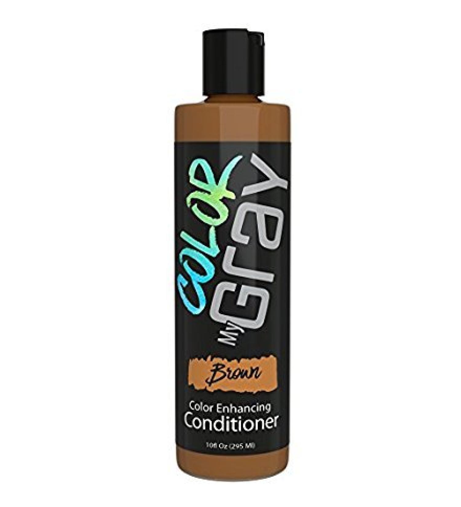 Color My Gray Brown Color Depositing Conditioner - Adds Temporary Brown Color for All Shades of Brown Hair - Men and Women - Buy Online on GoSupps.com